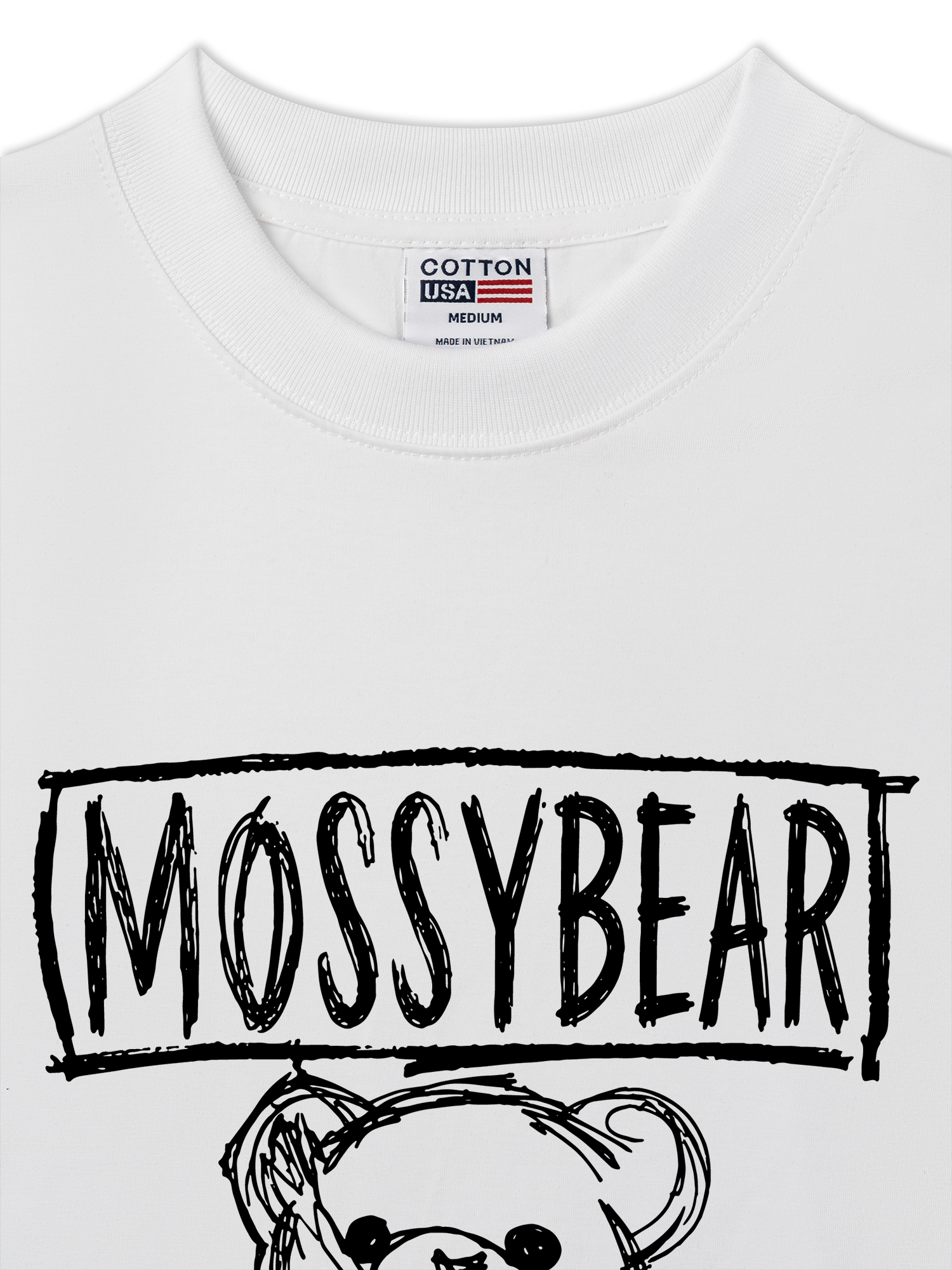 Áo Thun Relaxed Fit Mossy Bear Basic Bear