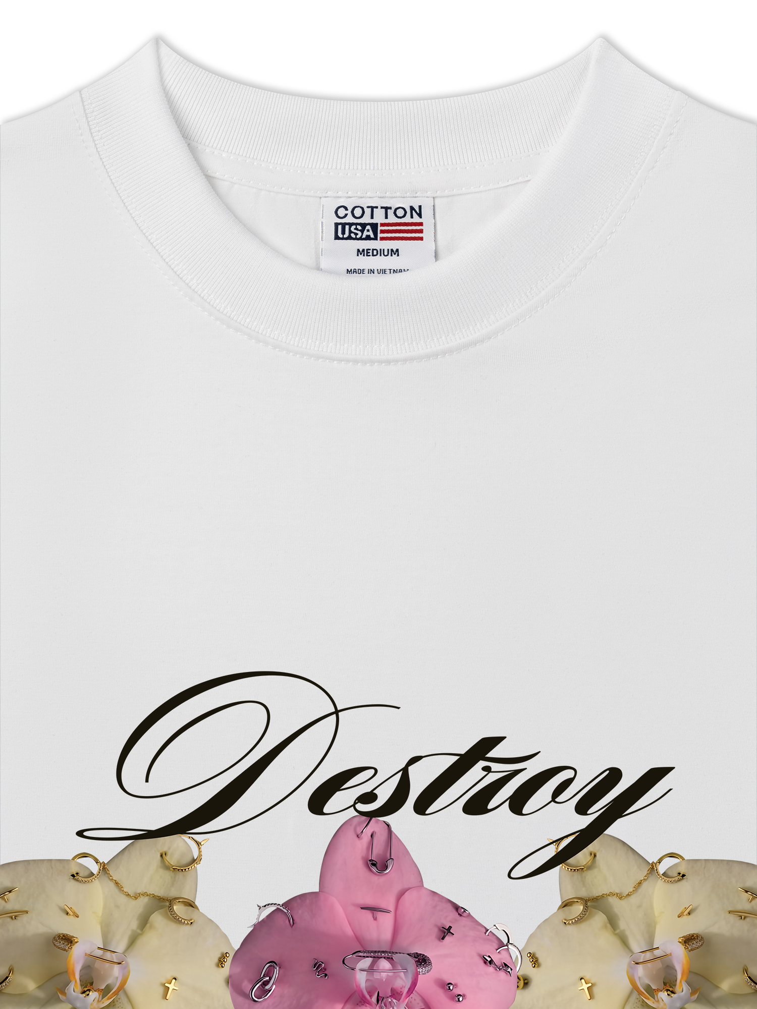 Áo Thun Relaxed Fit Bling Orchid Destroy