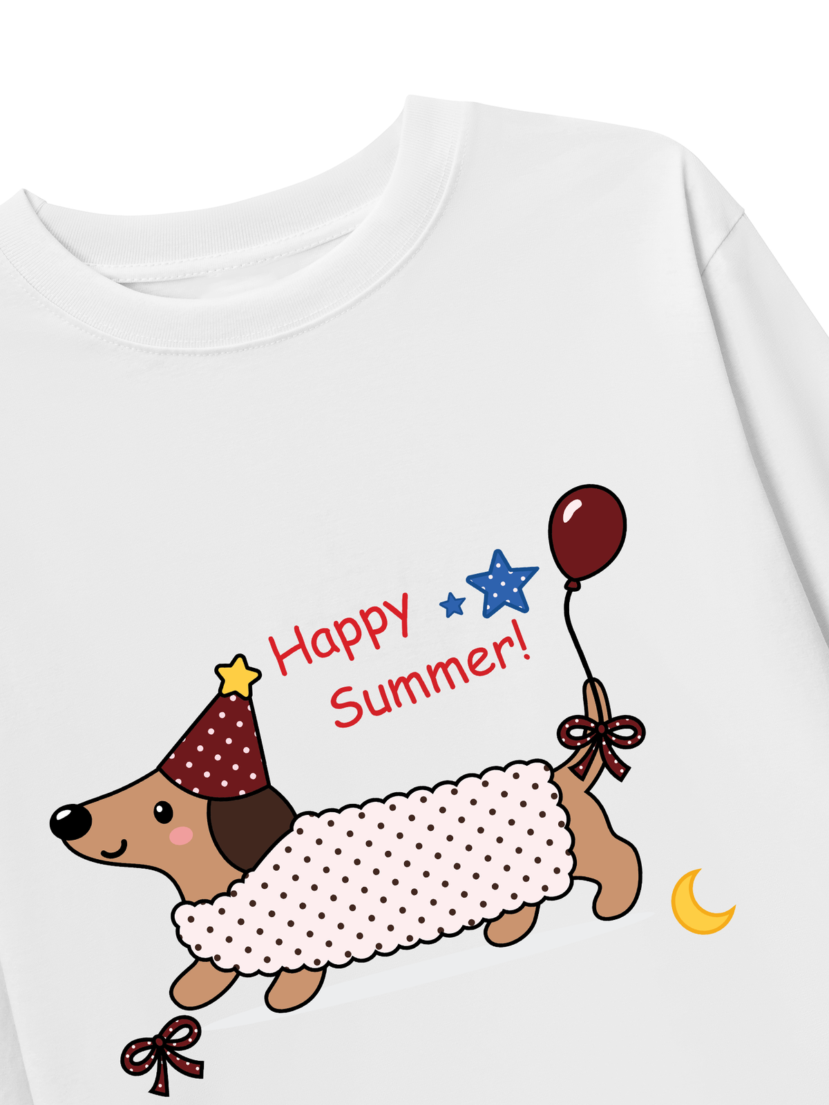 Áo Thun Dài Tay Dotty Mood Happy Summer Dog