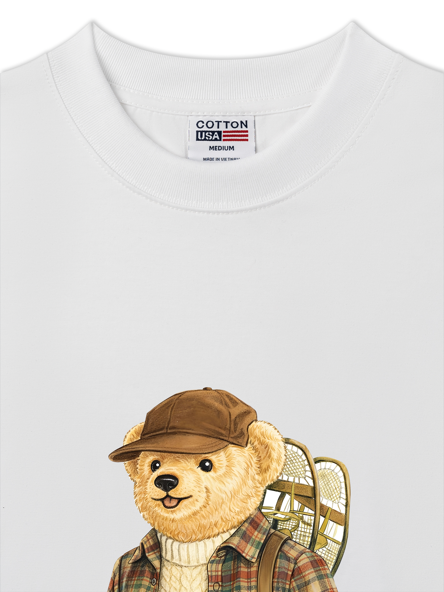 Áo Thun Relaxed Fit Travel Vloger Bear