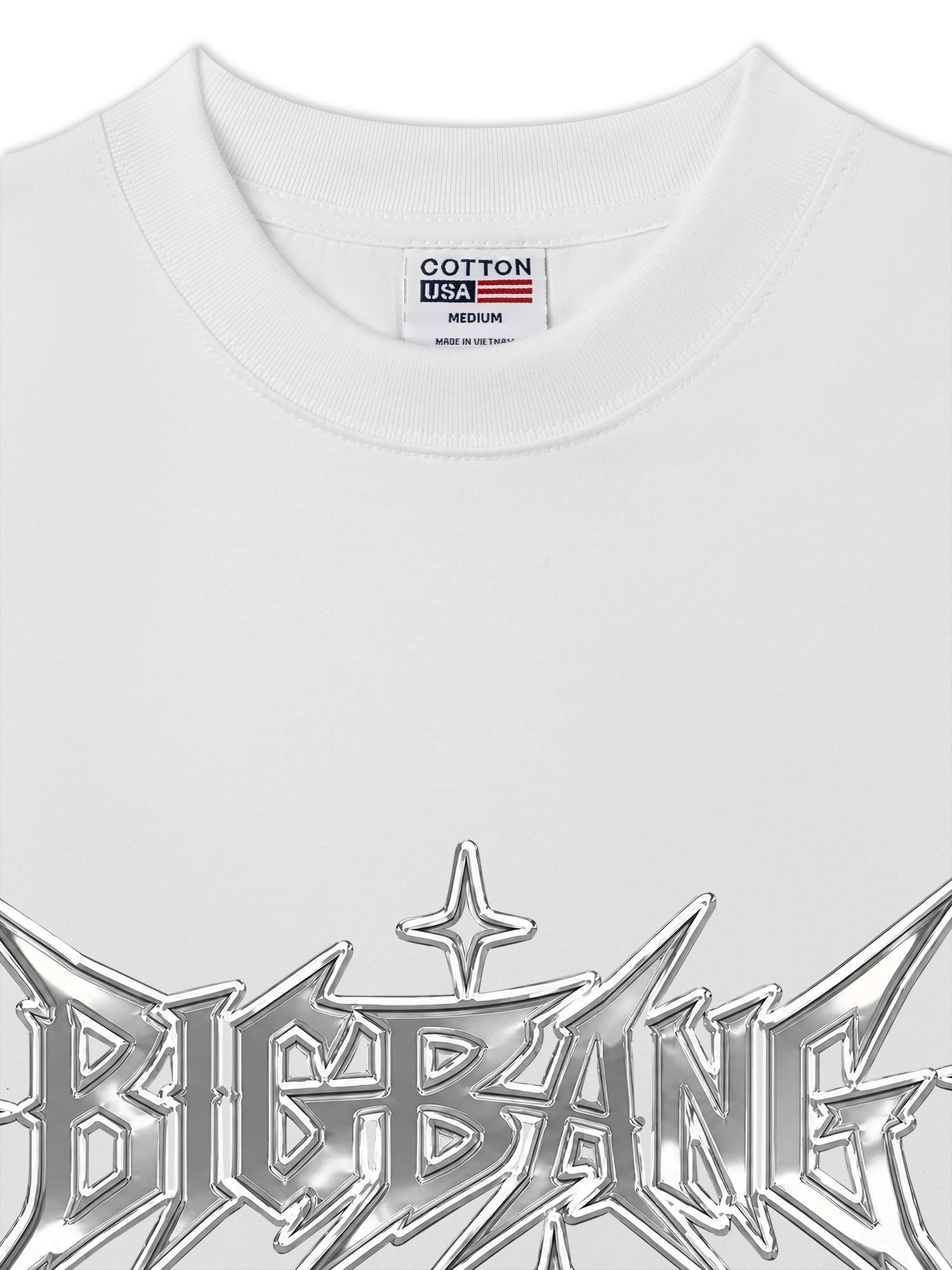 Áo Thun Relaxed Fit  Silver Big Bang