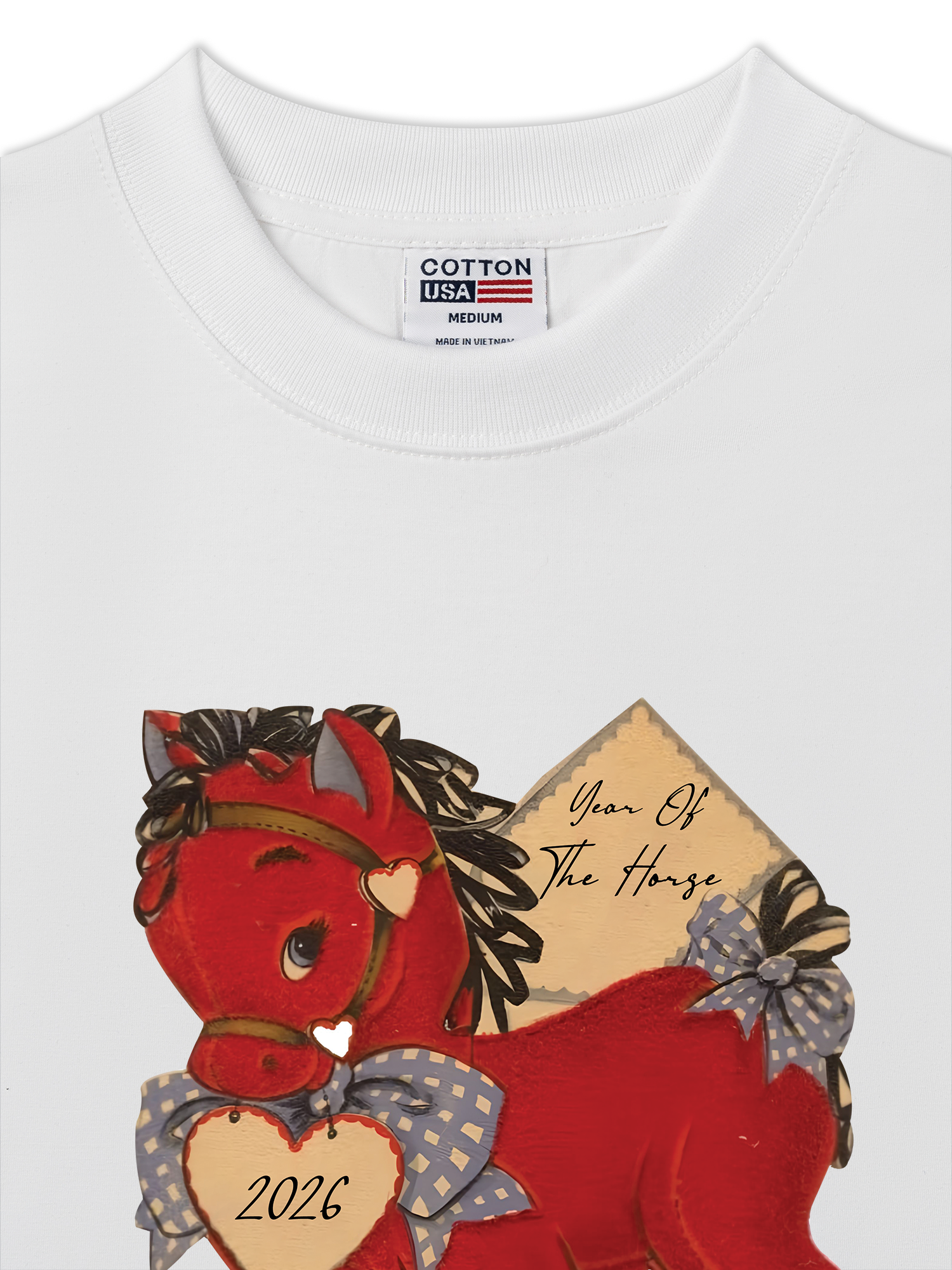 Áo Thun Relaxed Fit Red Horse 2026