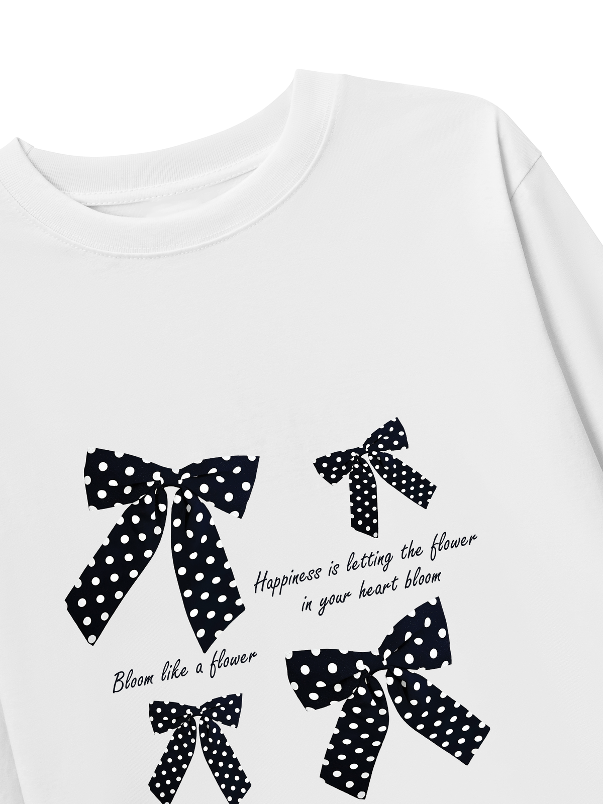 Áo Thun Dài Tay Dotty Mood Lovely Bloom Ribbon
