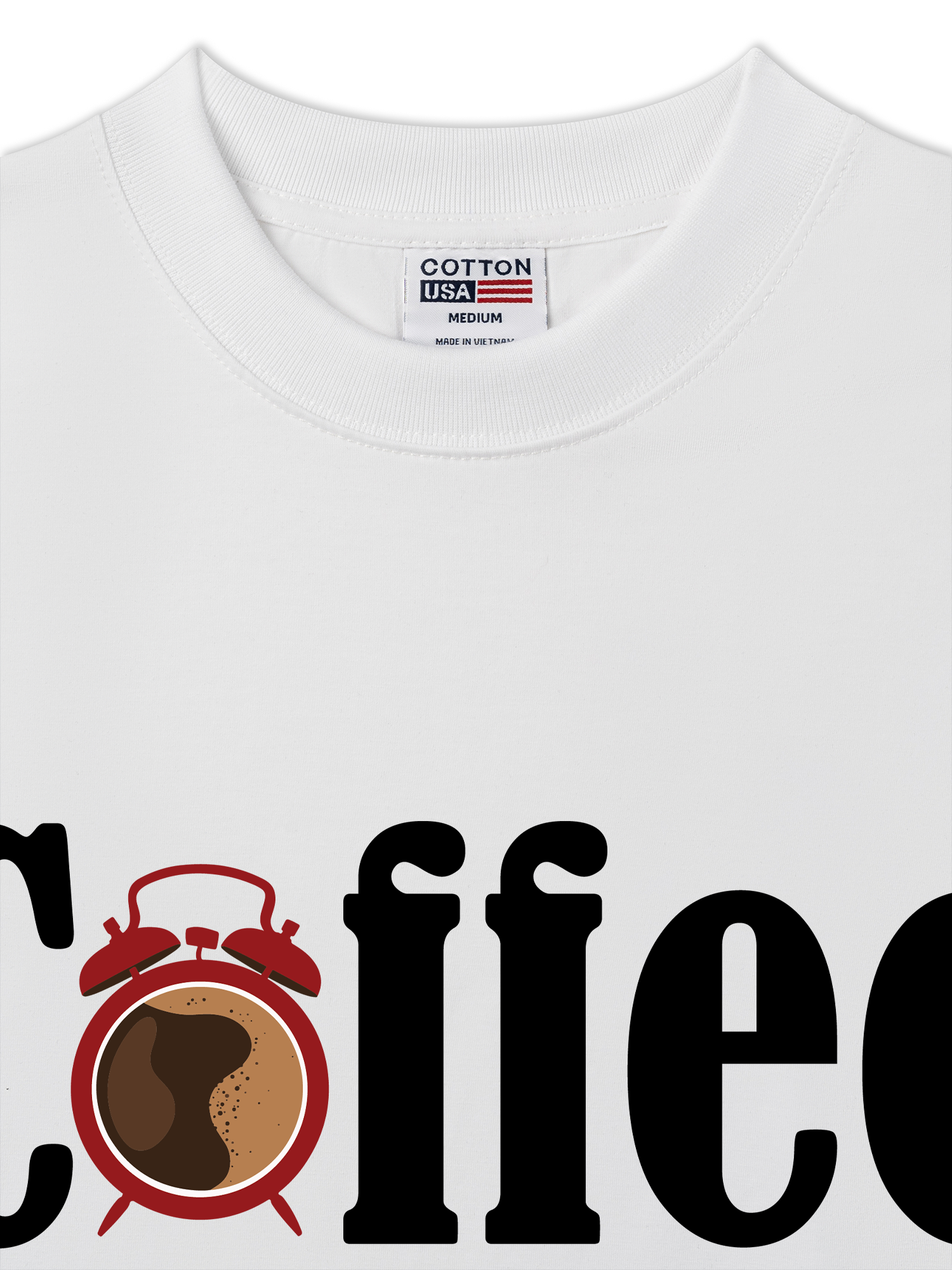 Áo Thun Relaxed Fit Daily Cup Coffe Is My Morning Alarm