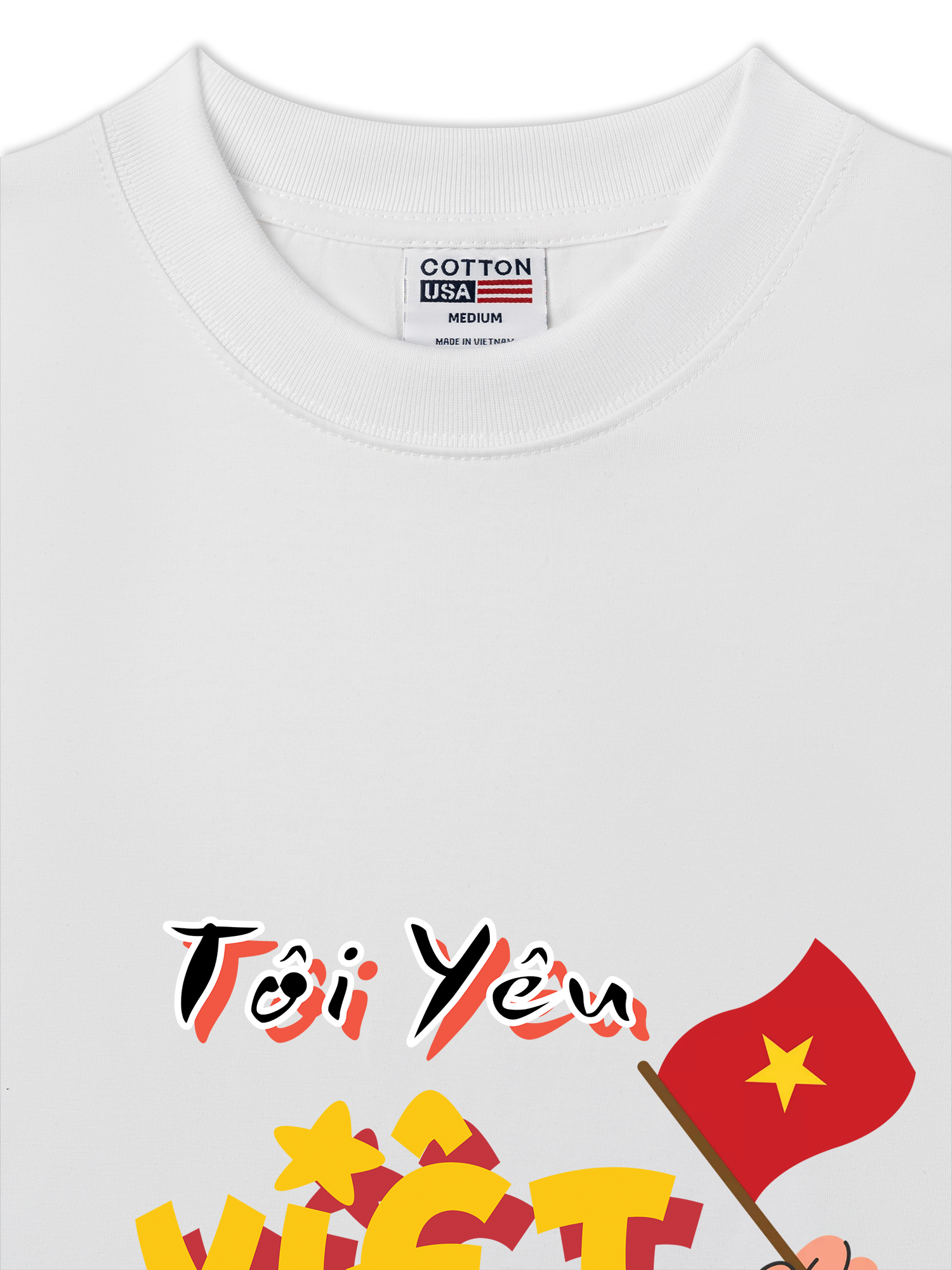 Áo Thun Relaxed Fit Việt Nam Tôi Yêu Việt Nam