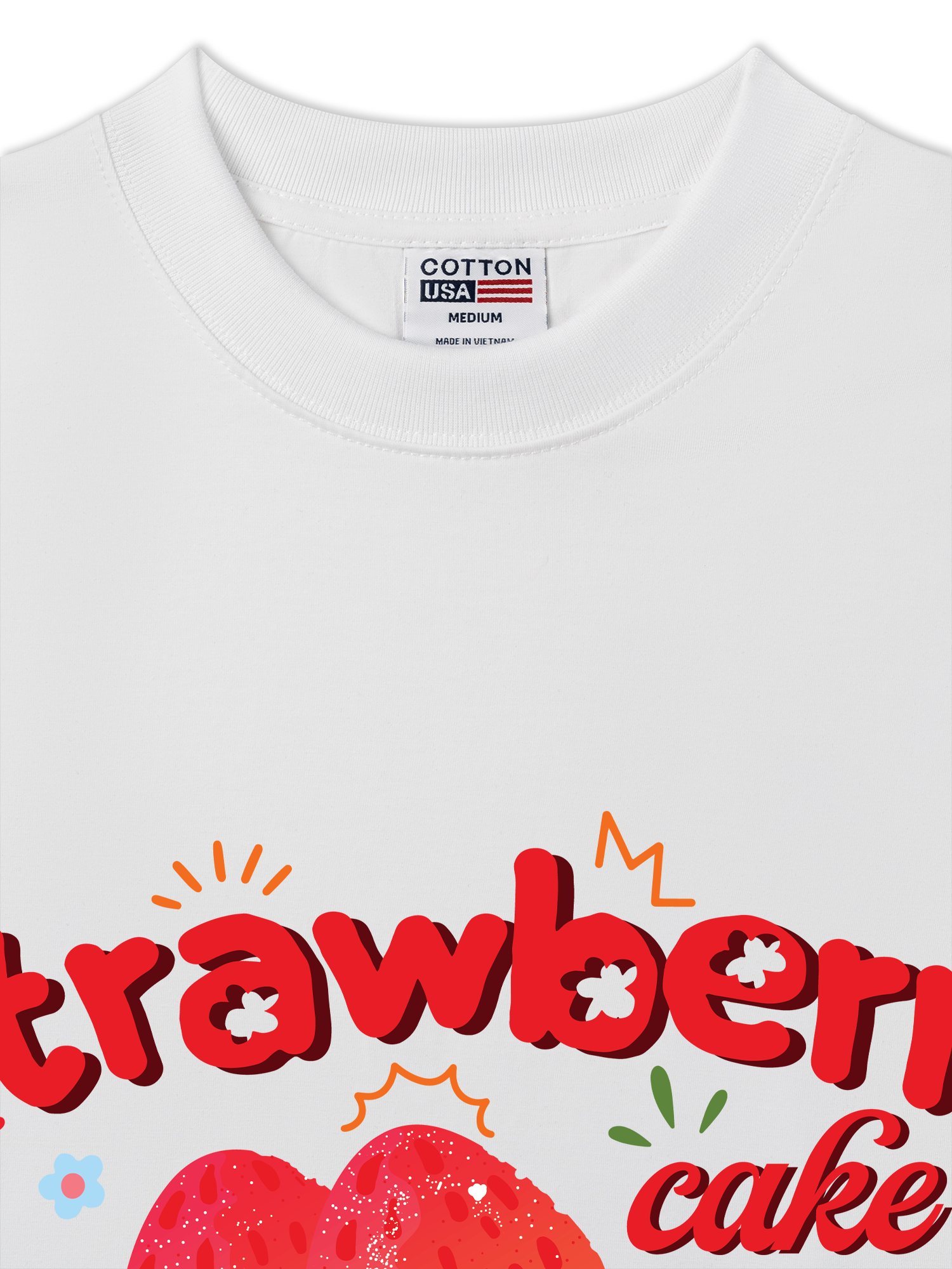 Áo Thun Relaxed Fit Strawberry Cake