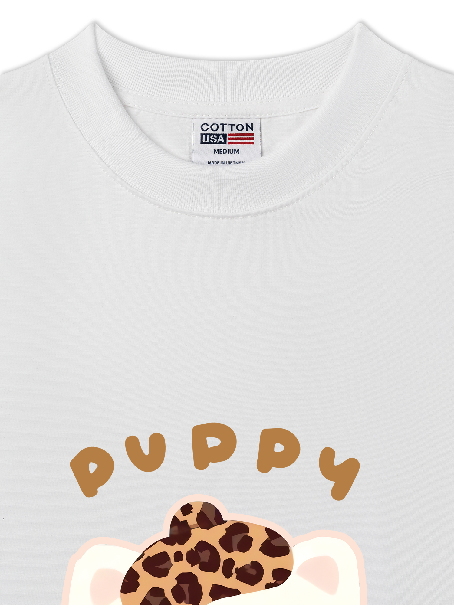 Áo Thun Relaxed Fit Soft Paw Leopard Puppy