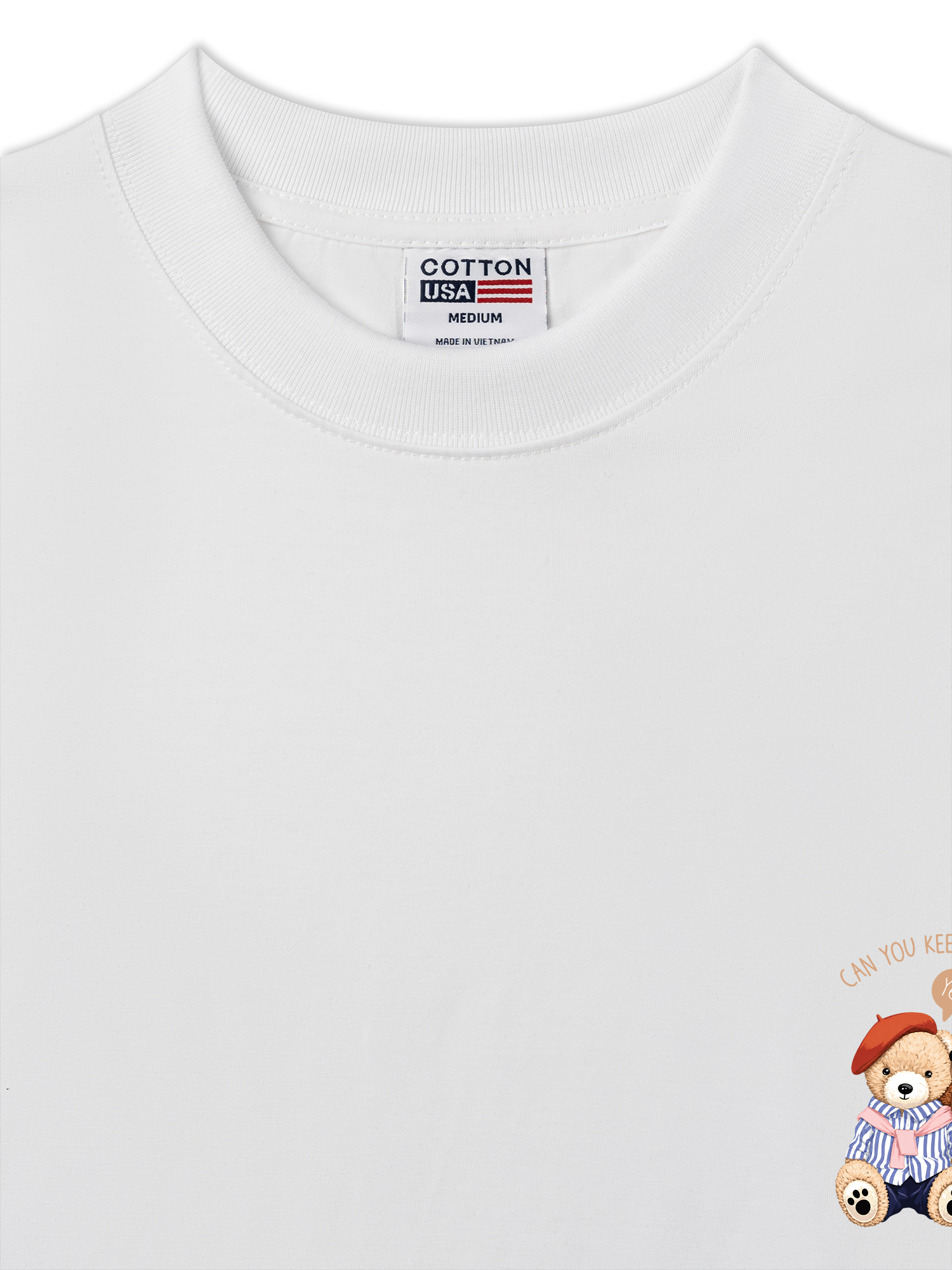 Áo Thun Relaxed Fit Bear Town Cutie Couple Bear