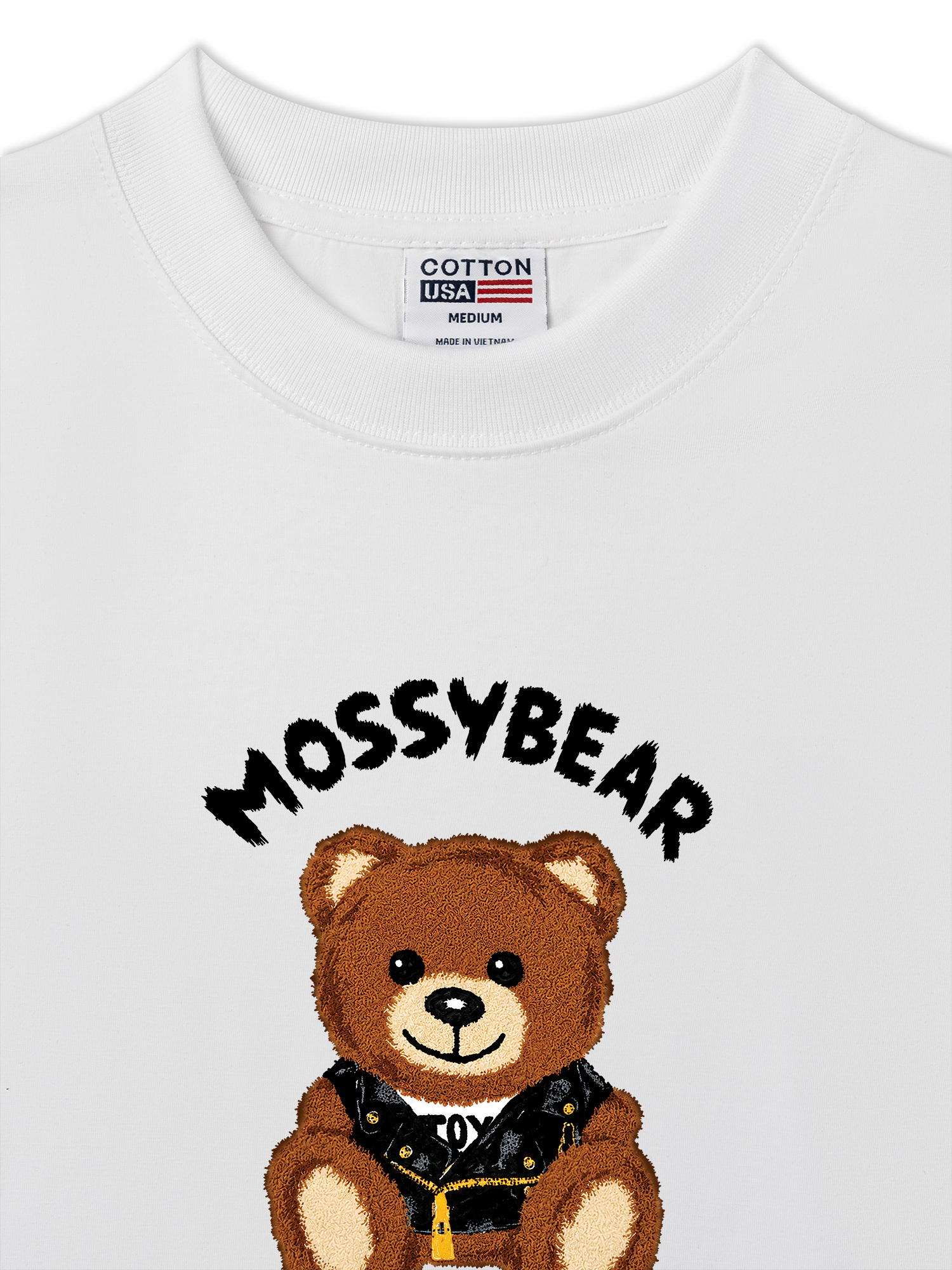 Áo Thun Relaxed Fit  Mossy Bear Vintage Bear
