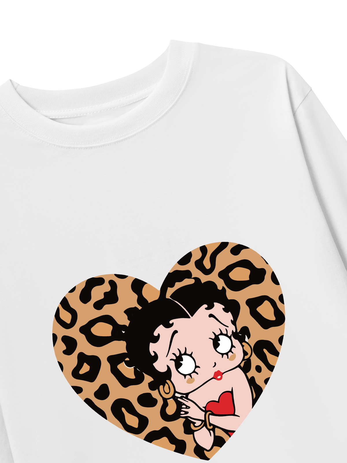 Áo Thun Dài Tay Urban Leopard Betty Cheetah Heart