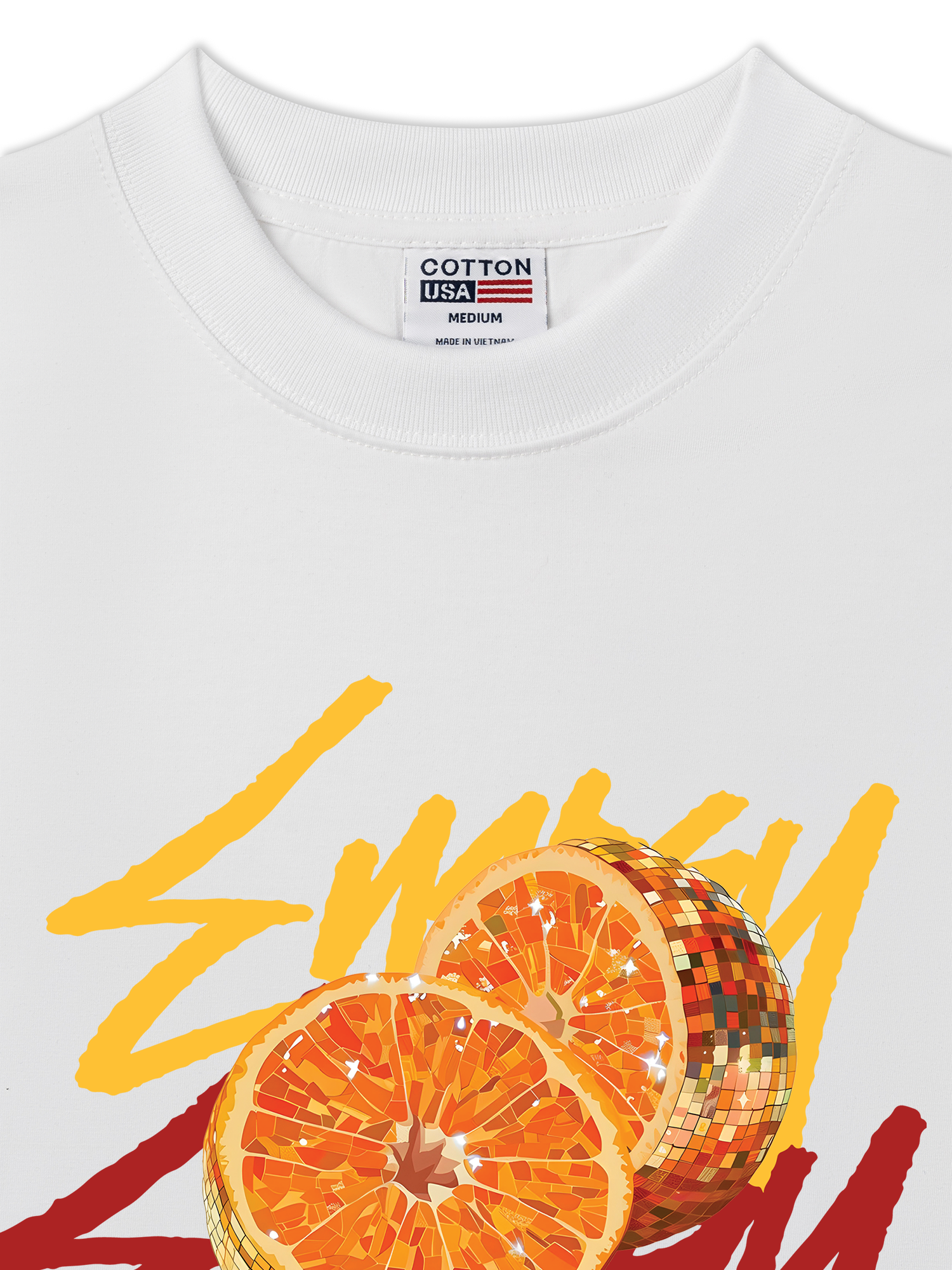 Áo Thun Relaxed Fit Energy Tangerine Dream