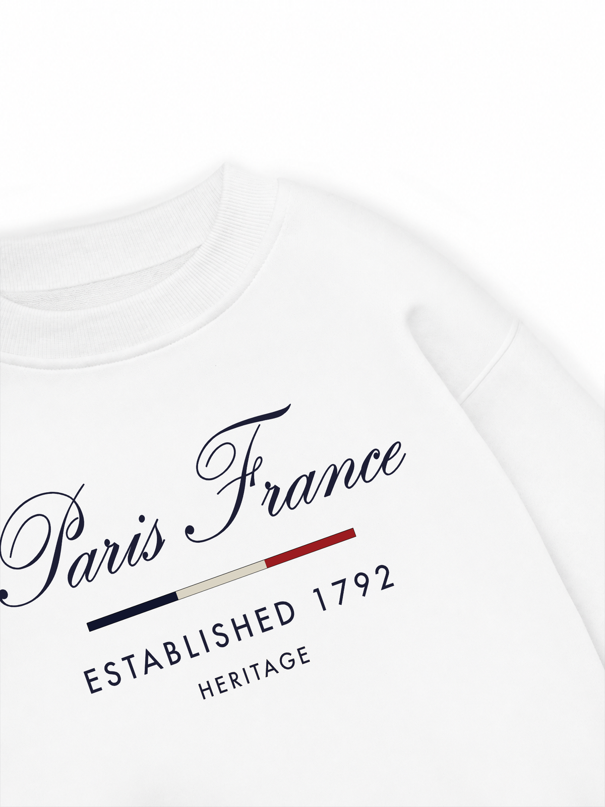 Áo Sweater Nỉ Hai Da Paris France