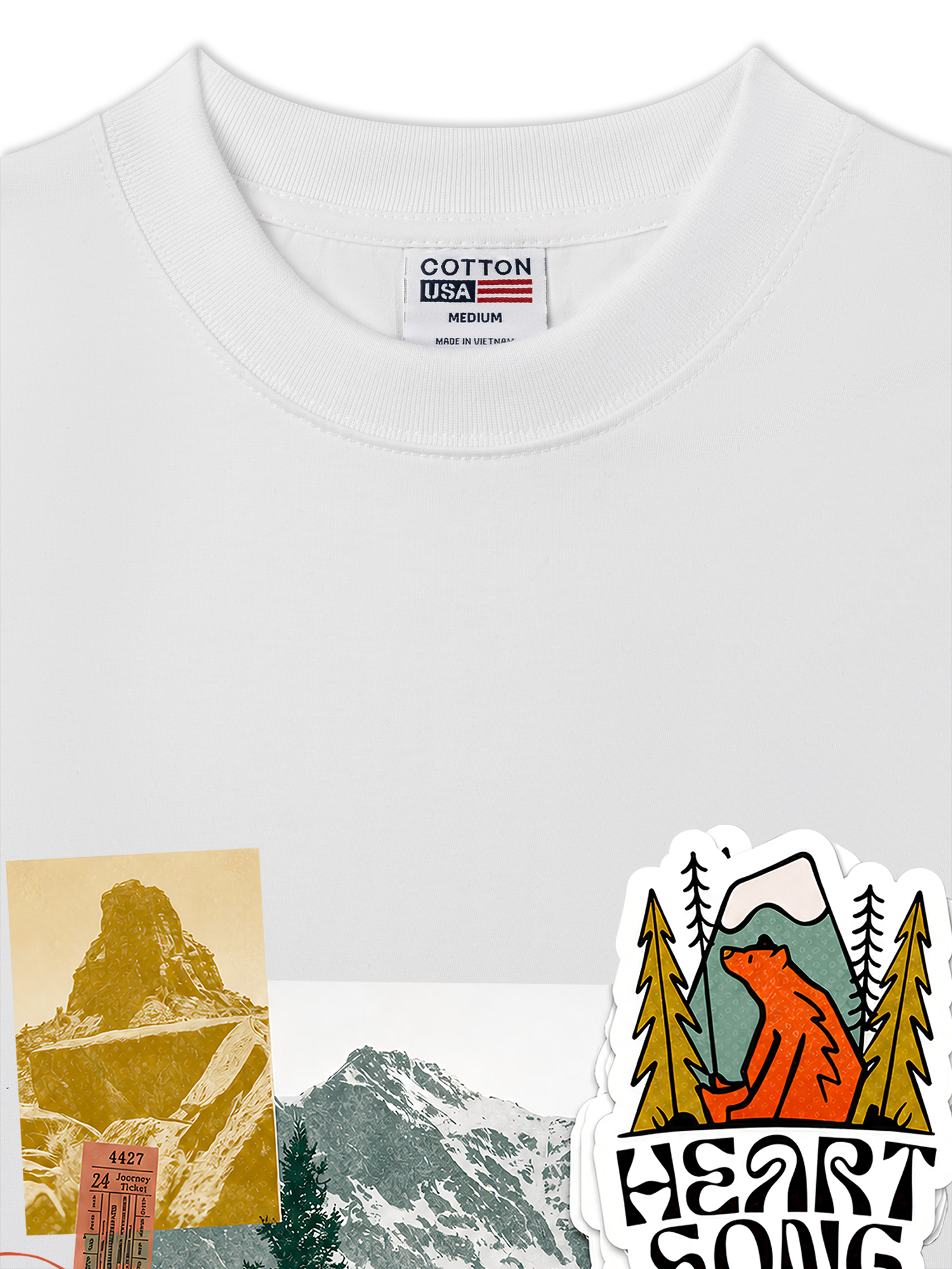 Áo Thun Relaxed Fit Tshirt Adventure Heart Song Adventure