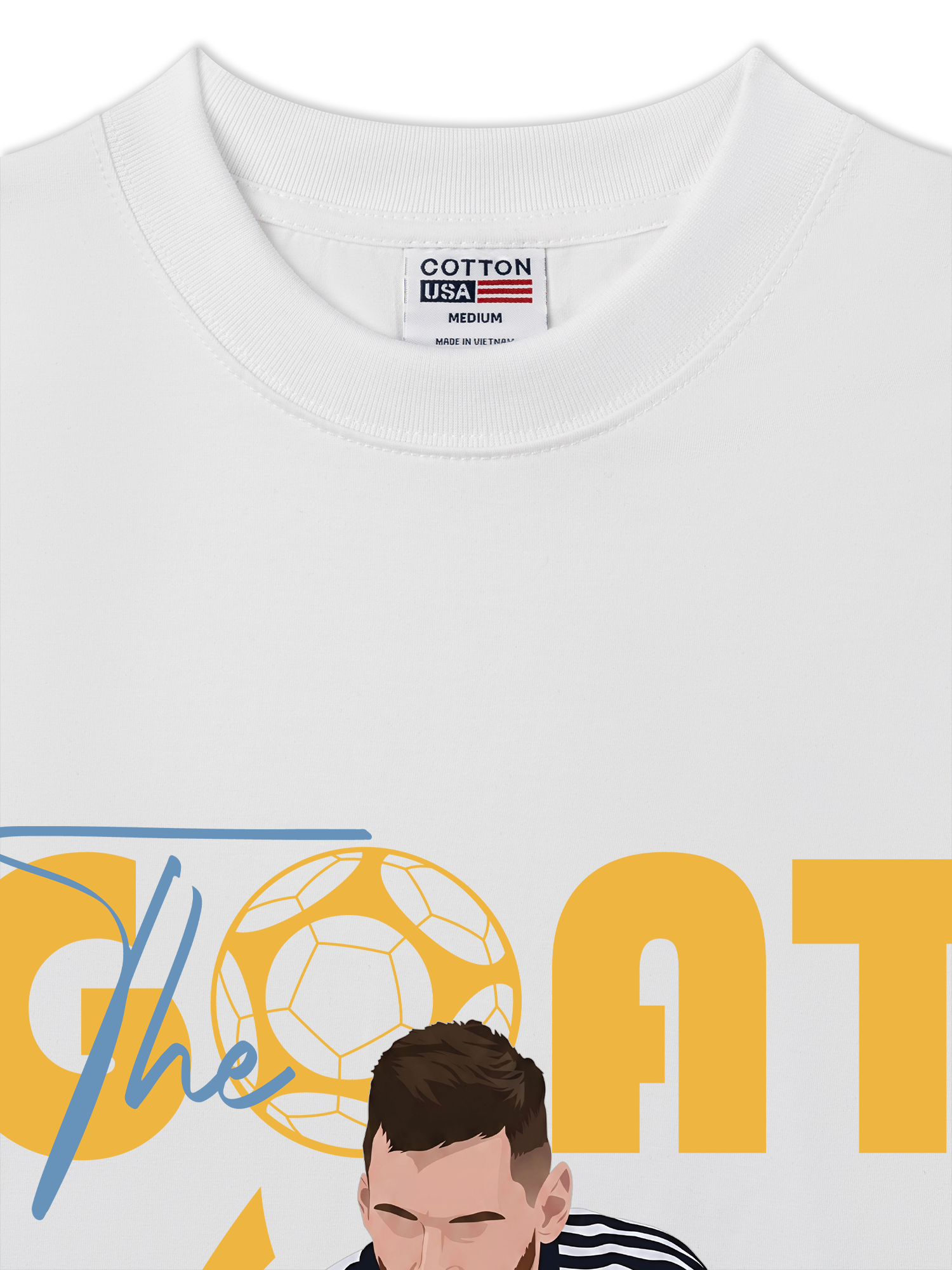 Áo Thun Relaxed Fit Soccer The Goat No 1