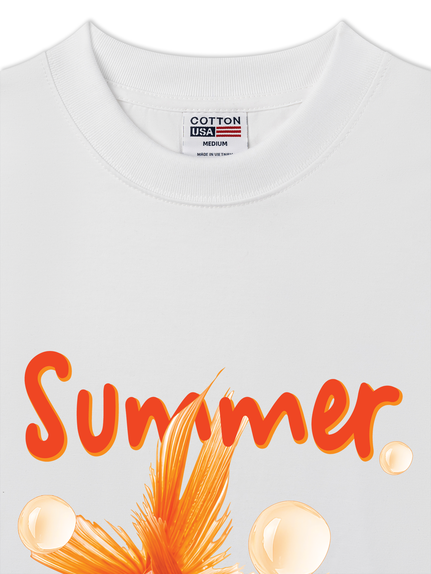 Áo Thun Relaxed Fit Tshirt Tropical Cá Vàng