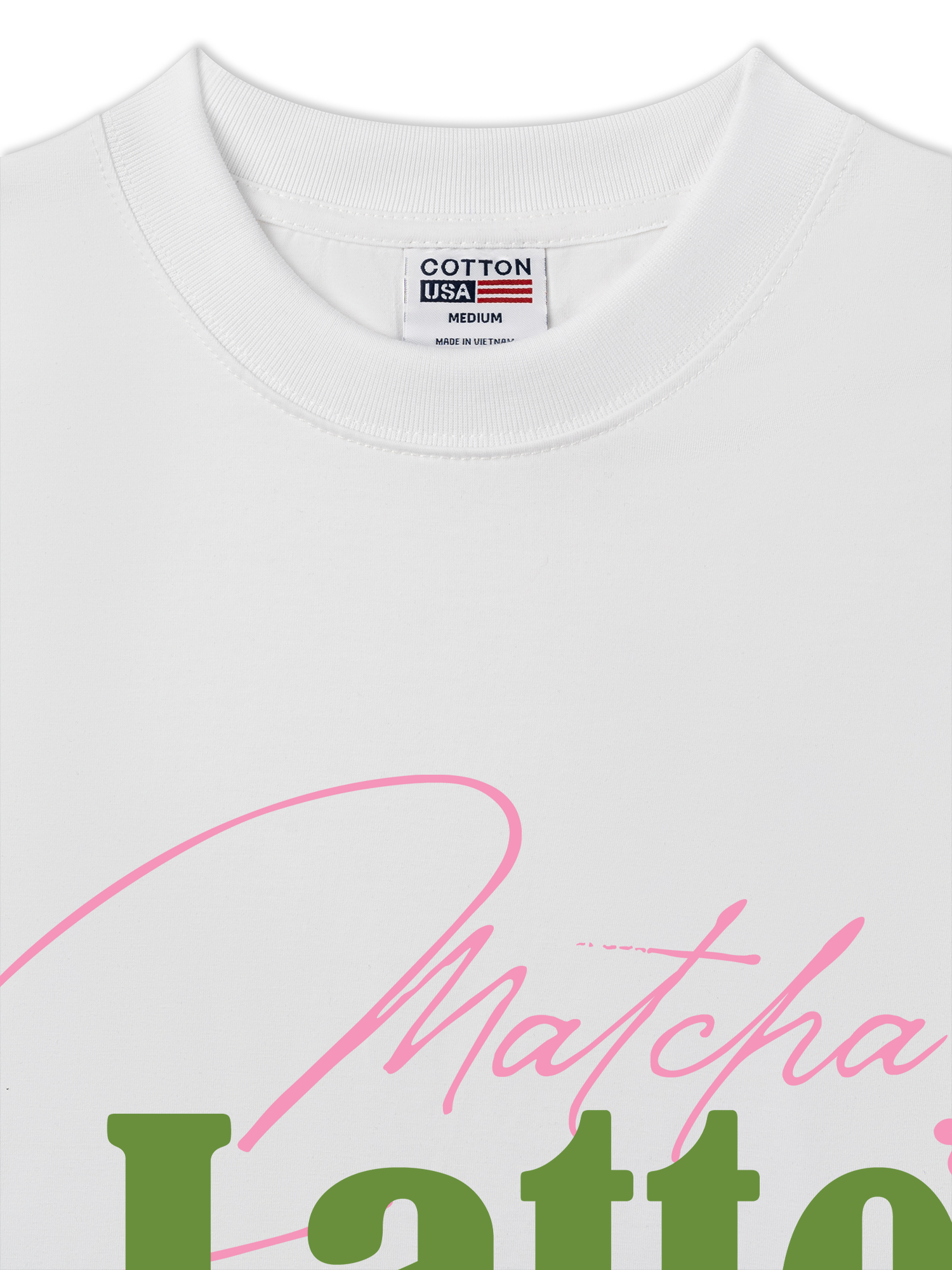 Áo Thun Relaxed Fit Daily Cup Matcha Latte
