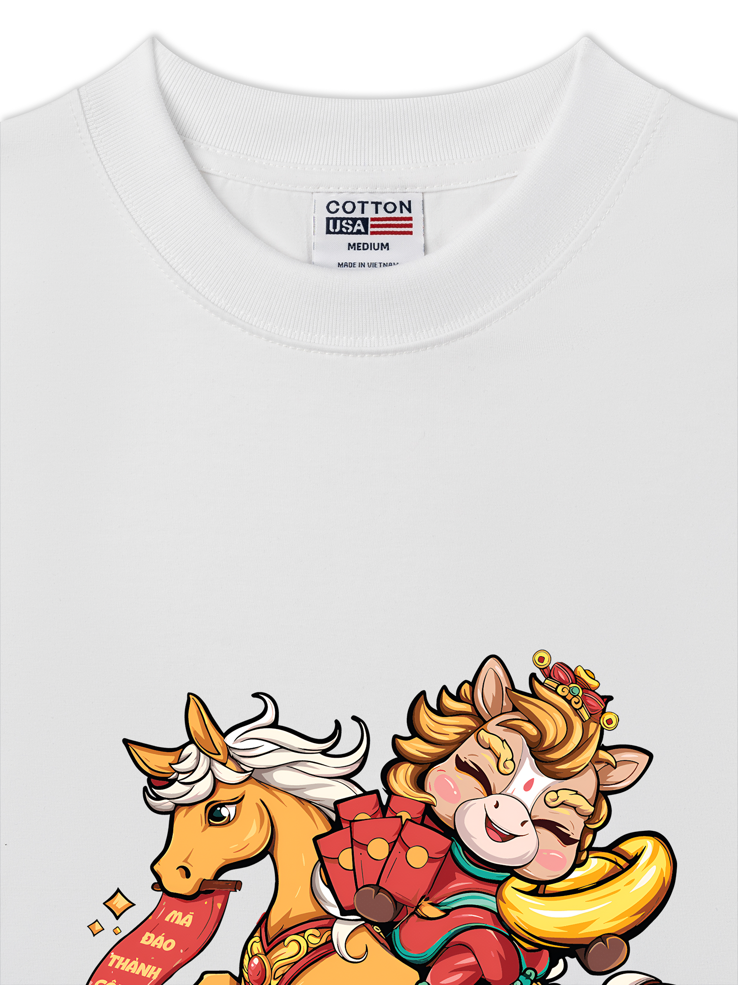 Áo Thun Relaxed Fit Mã Đáo Thành Công