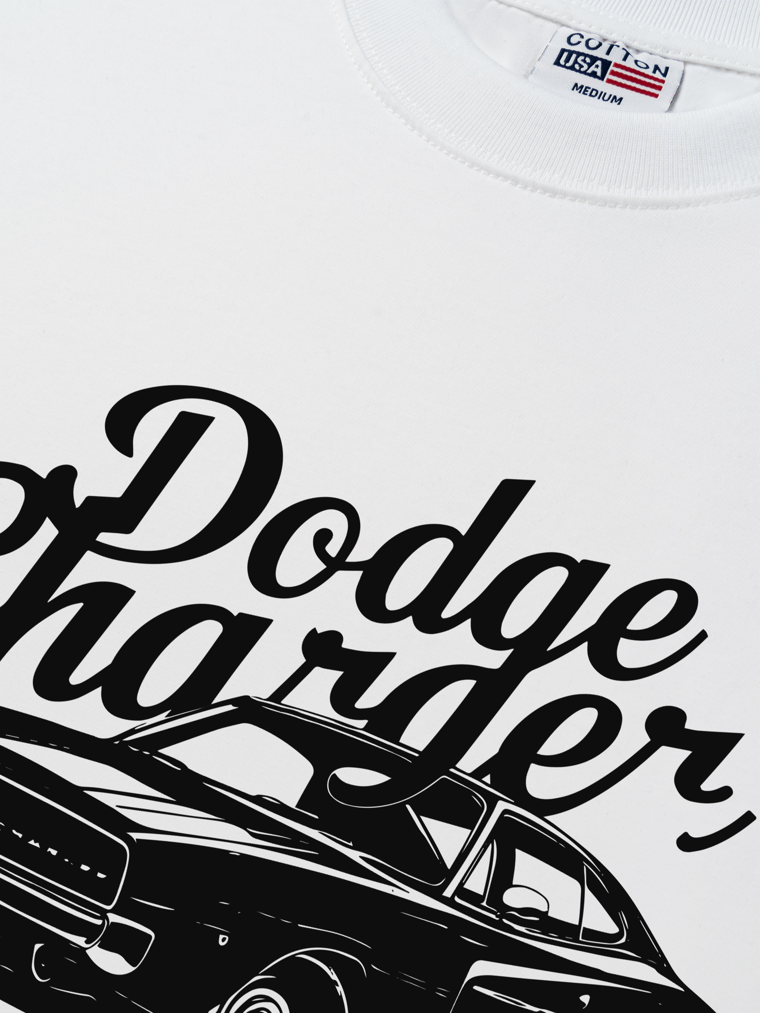 Áo Thun Relaxed Fit Dodge Charger The Road Belongs to Us