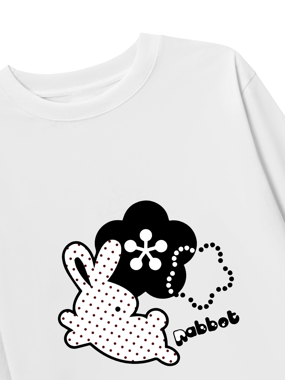 Áo Thun Dài Tay Dotty Mood Cute Bunny