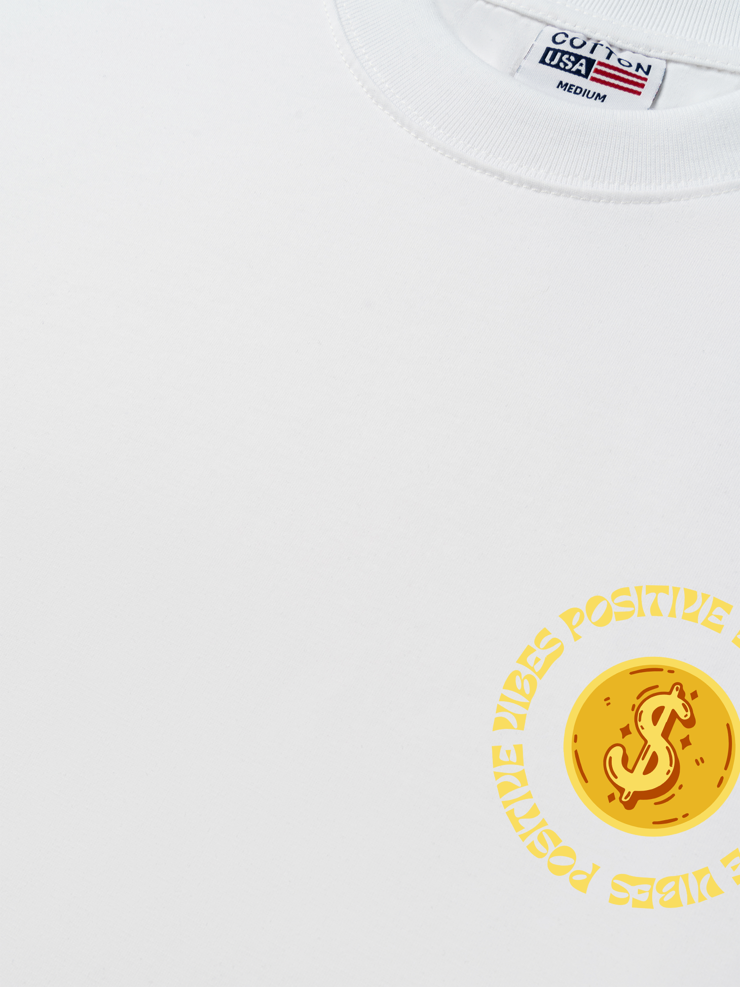 Áo Thun Relaxed Fit Money Positive Vibe