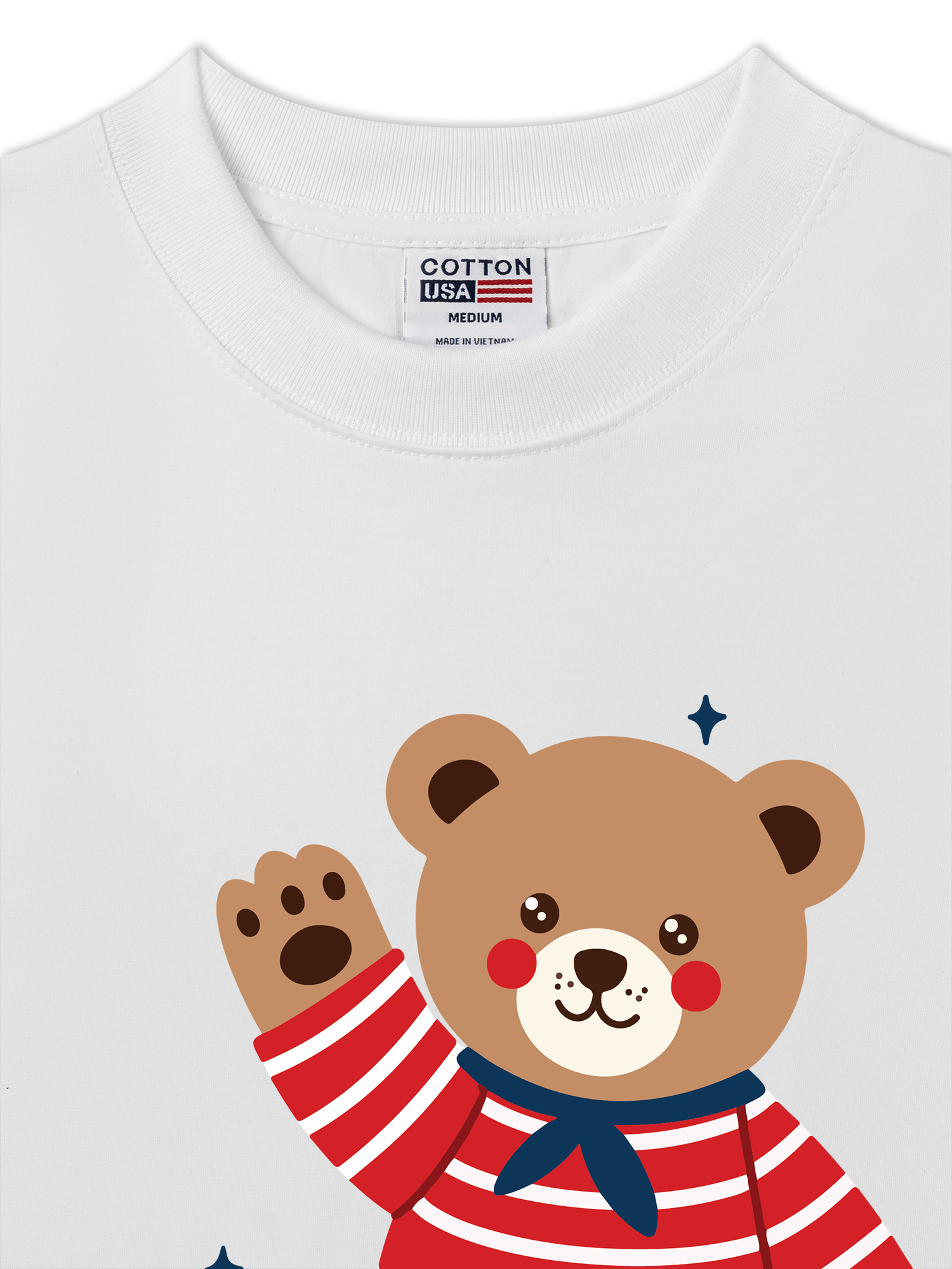 Áo Thun Relaxed Fit Bear Town Bear With Books