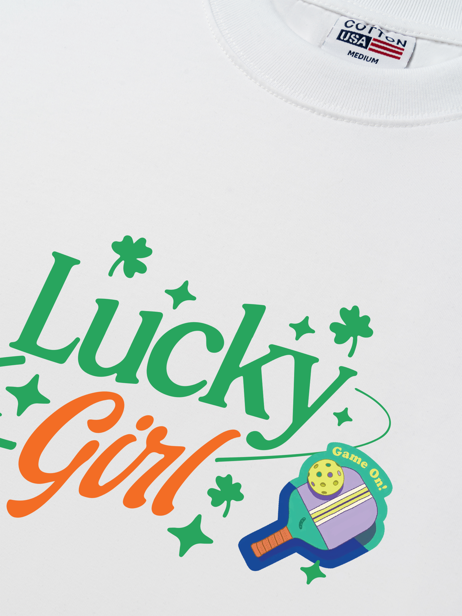 Áo Thun Relaxed Fit Pickleball Lucky Girl