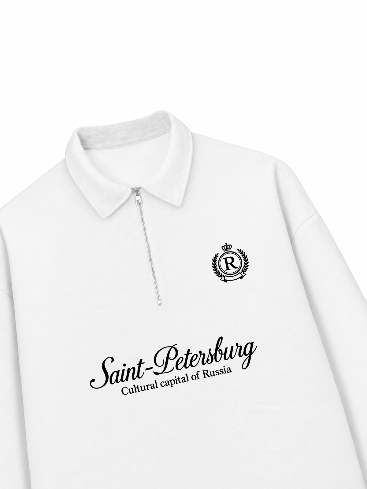 Áo Sweater Polo Nỉ Hai Da  Saint Petersburg