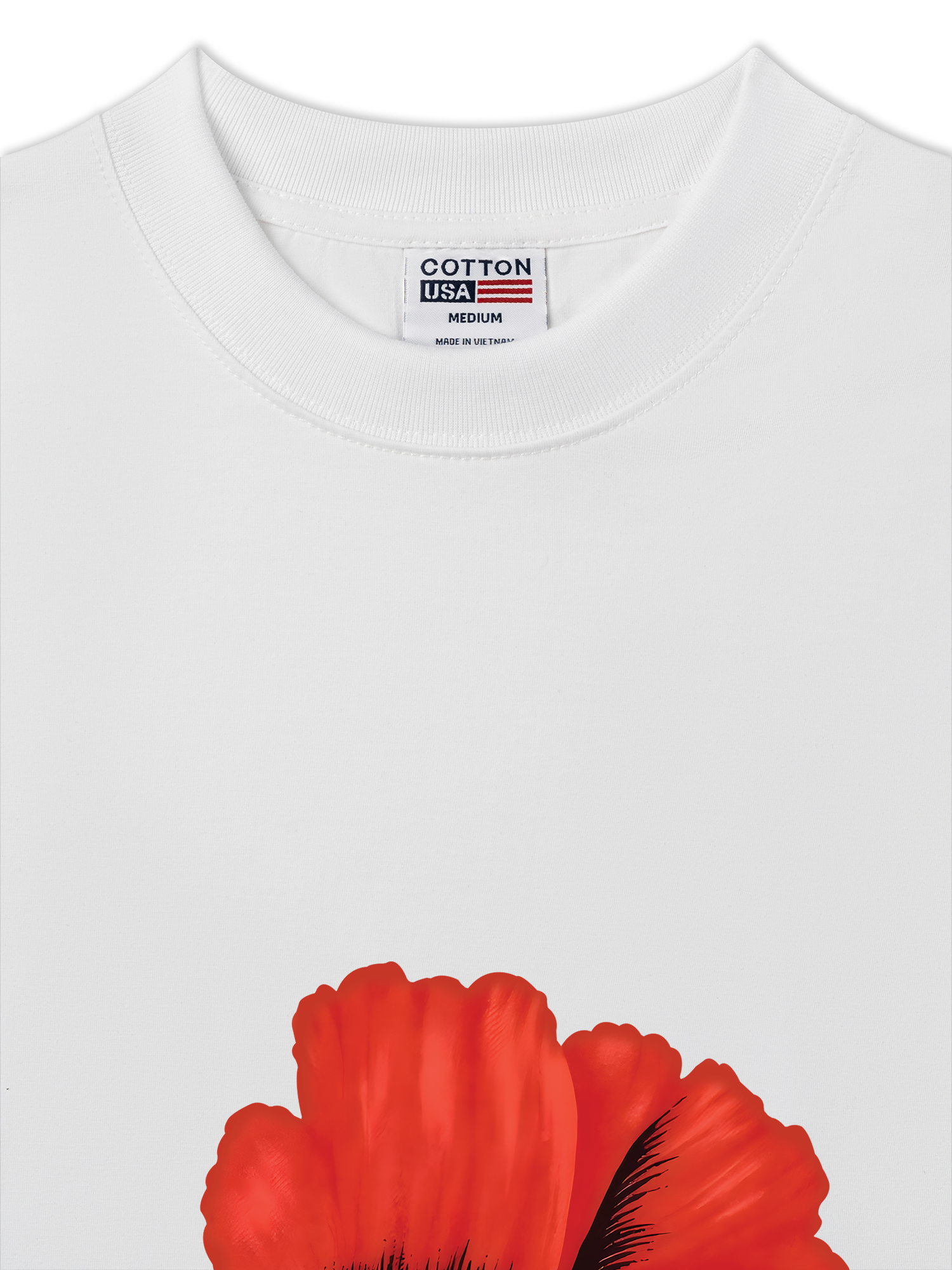 Áo Thun Relaxed Fit Floral Red