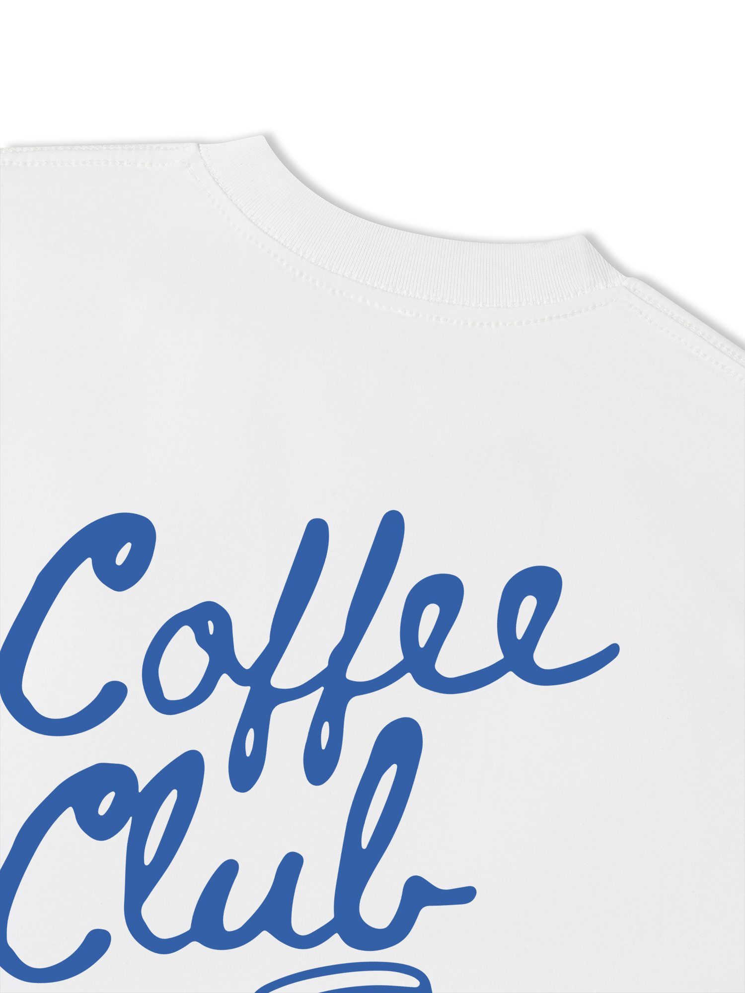 Áo Thun Relaxed Fit Coffee Club Blue