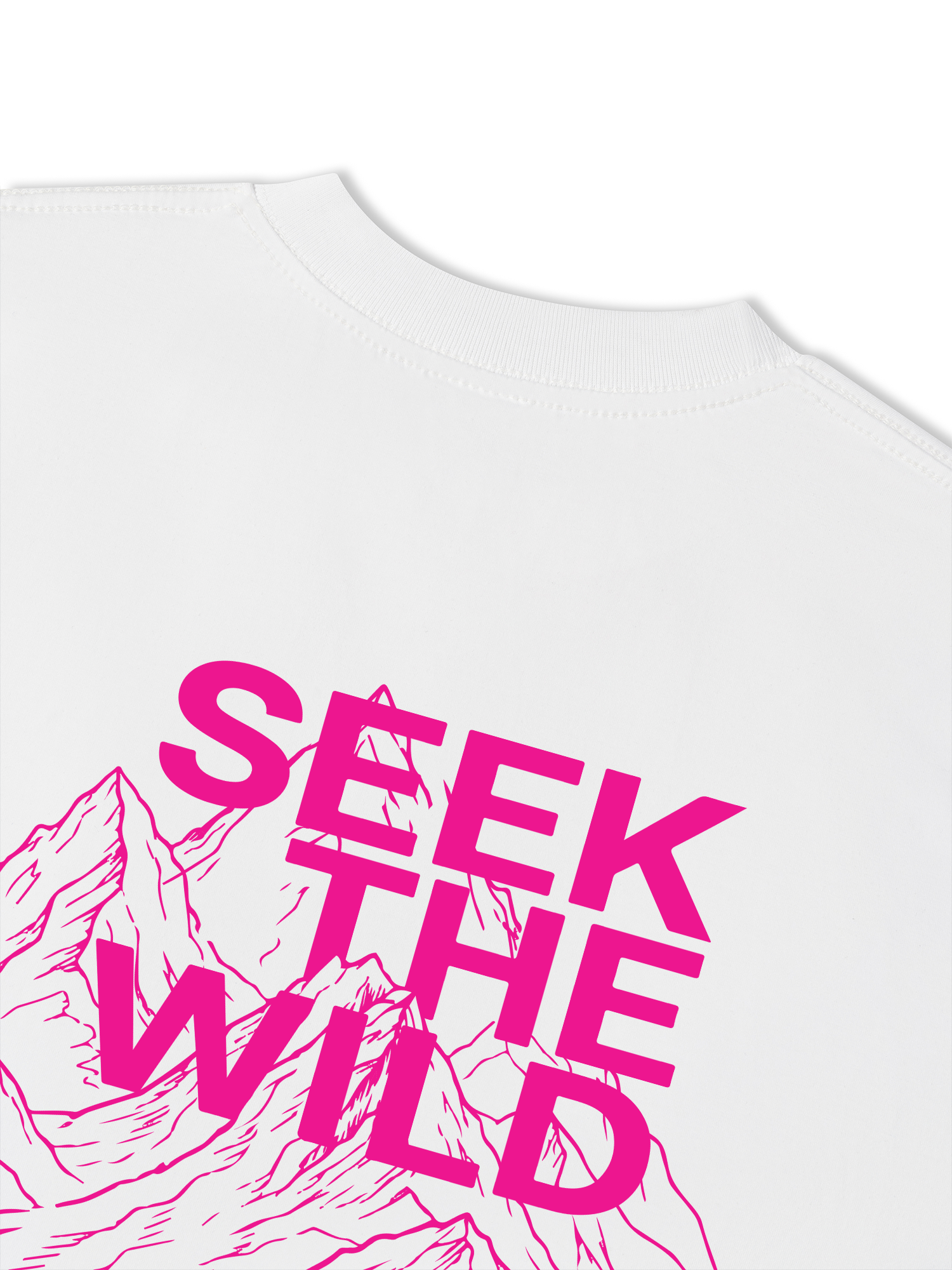 Áo Thun Relaxed Fit Adventure Pink Seek The Wild 9