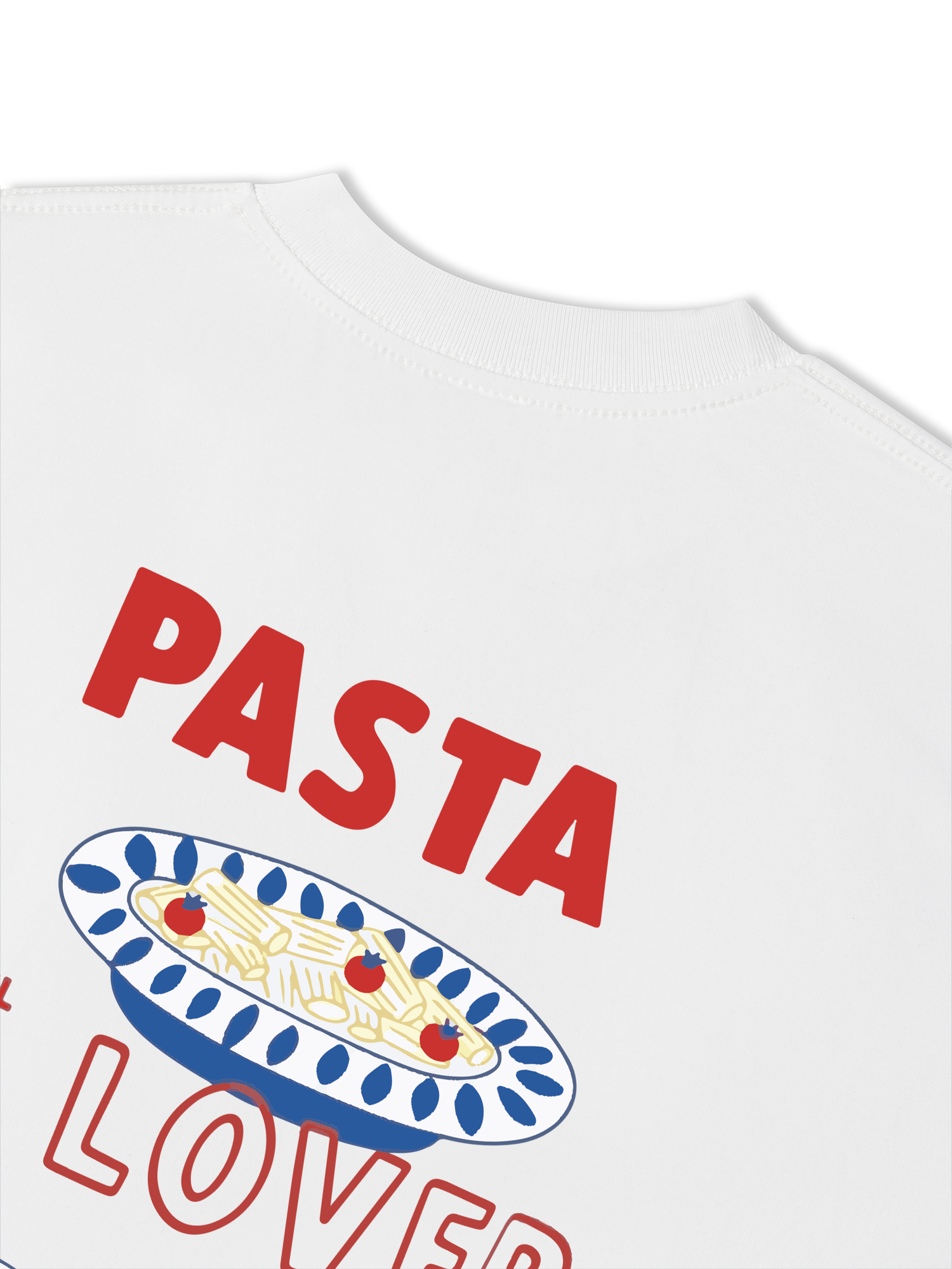 Áo Thun Relaxed Fit Yummy Mood Pasta Lover
