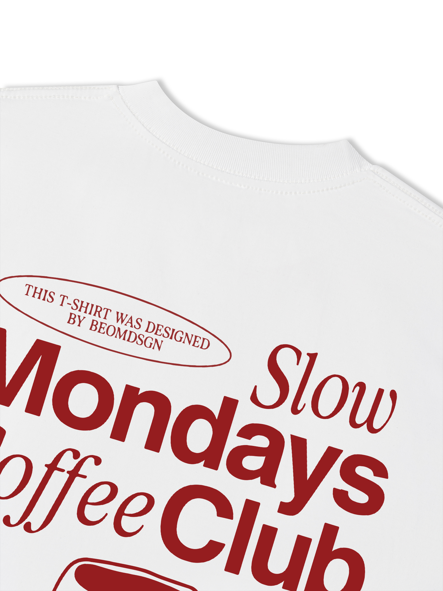 Áo Thun Relaxed Fit Slow Monday Coffee Club