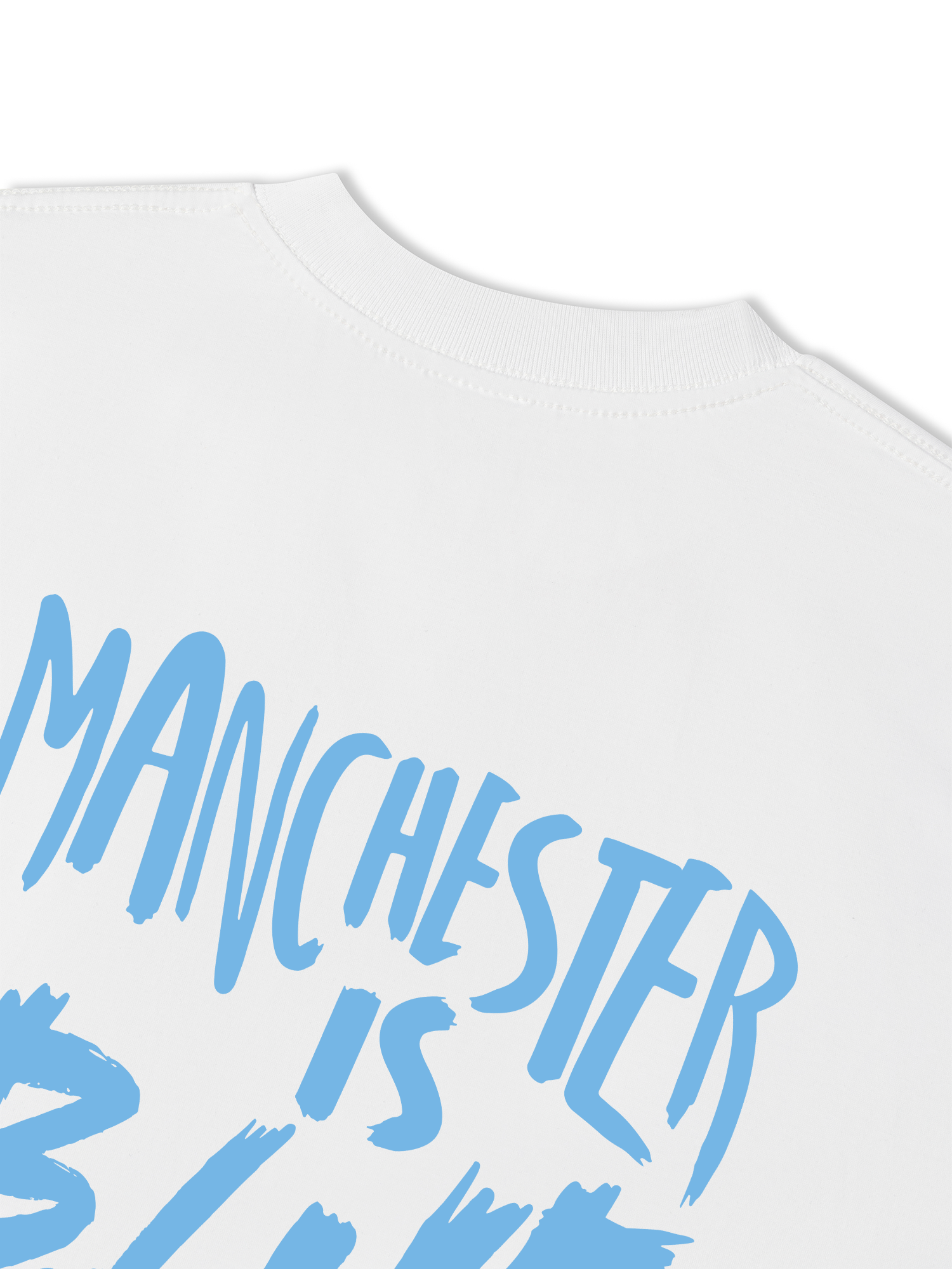 Áo Thun Relaxed Fit Soccer Manchester is Blue