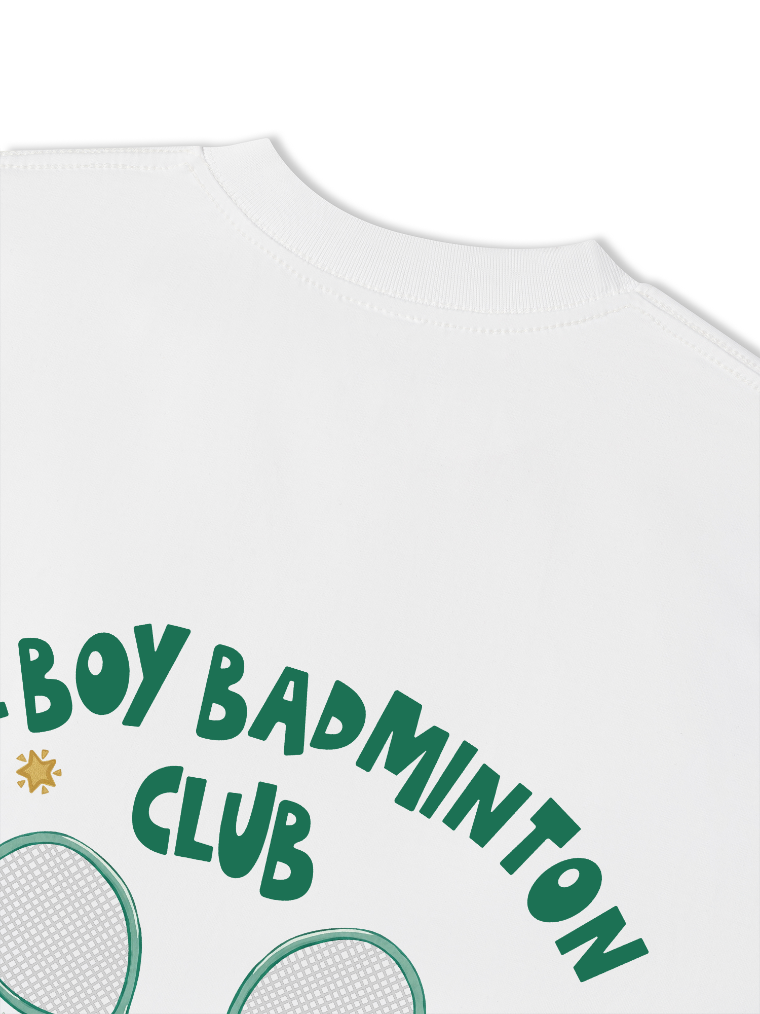 Áo Thun Relaxed Fit Badminton Cool Boy Club