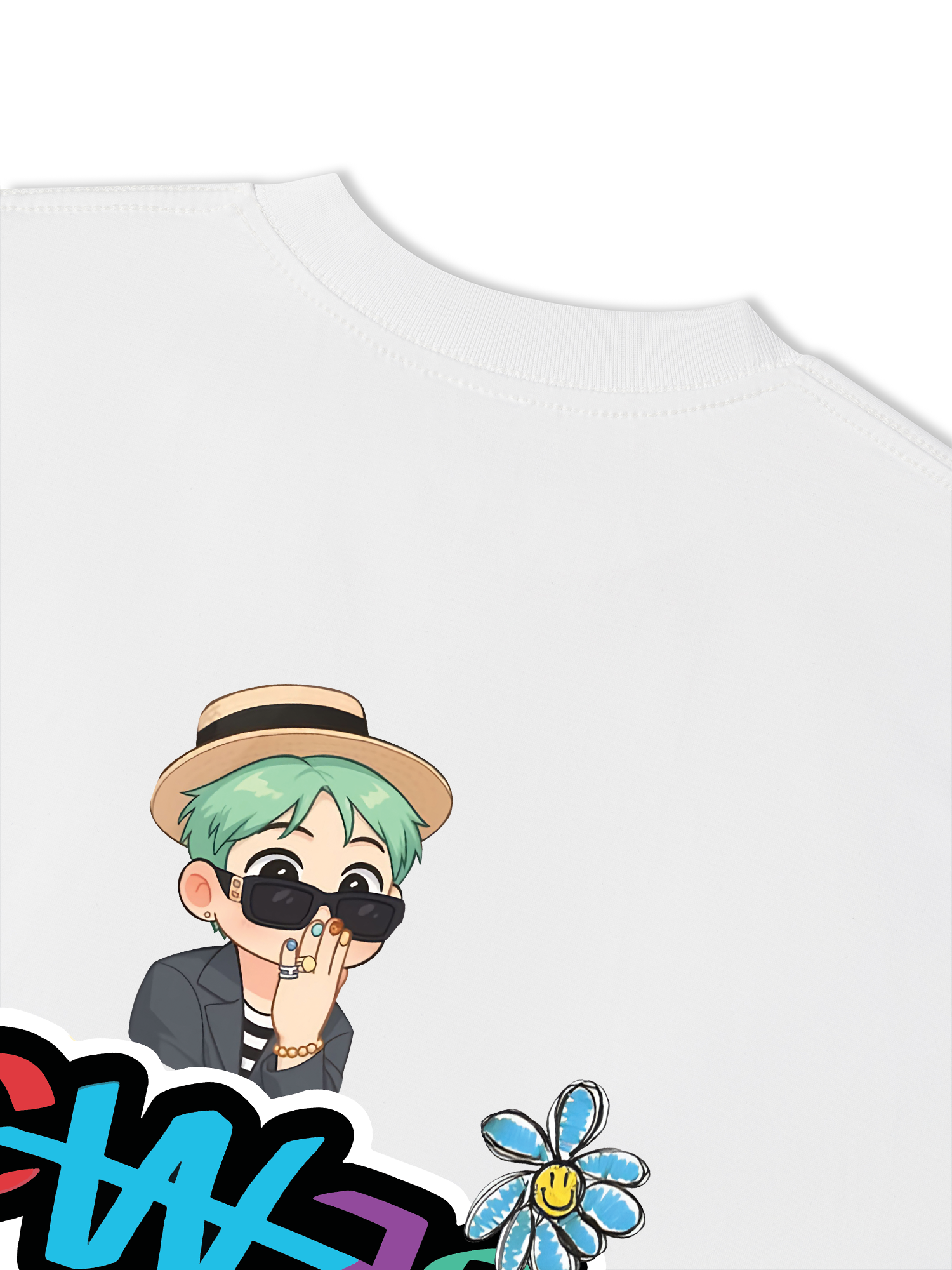 Áo Thun Relaxed Fit Idol G Dragon Chibi I Love GD