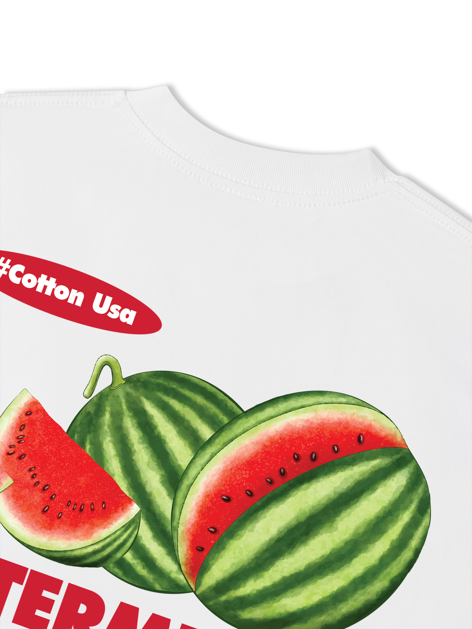 Áo Thun Relaxed Fit Tropical Watermelon Cottonusa