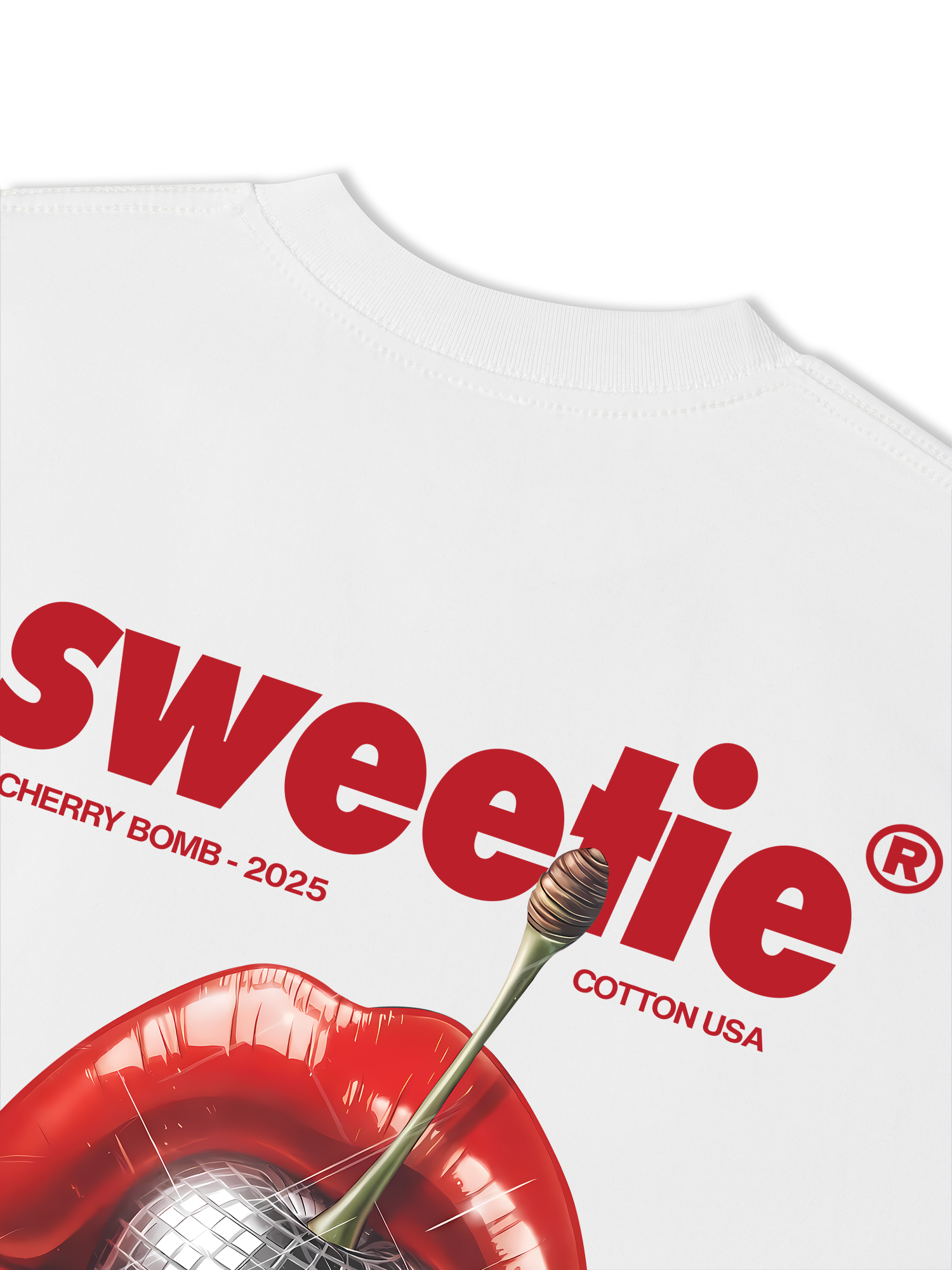 Áo Thun Relaxed Fit Cherry Sweetie Lip