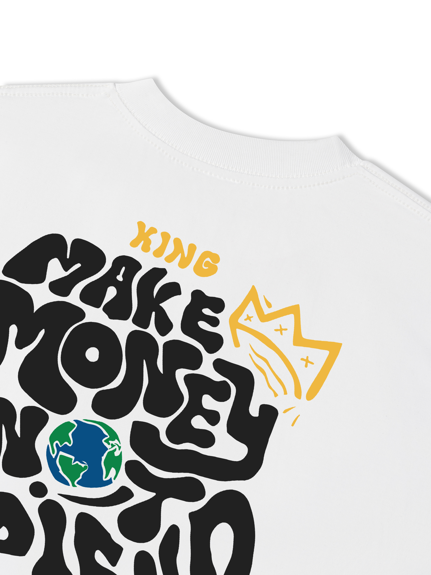 Áo Thun Relaxed Fit Money King Make Not Friend