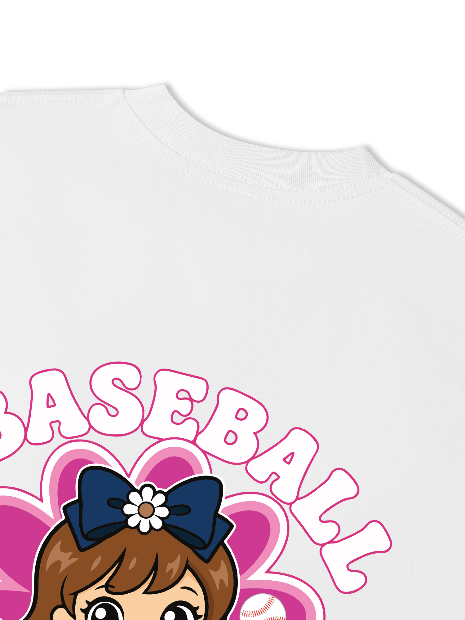 Áo Thun Relaxed Fit Baseball Pink SF