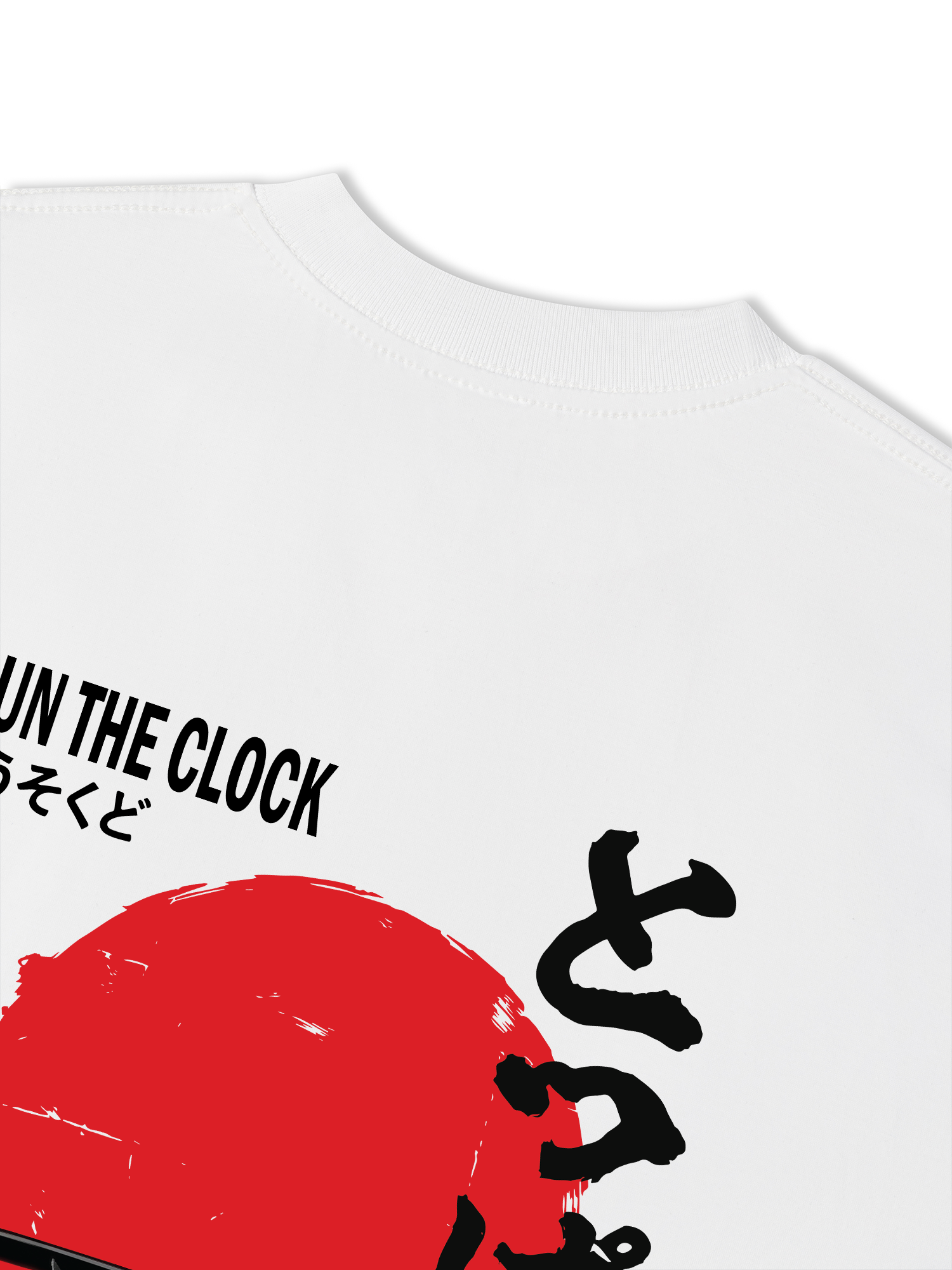 Áo Thun Relaxed Fit JDM Car Outrun The Clock