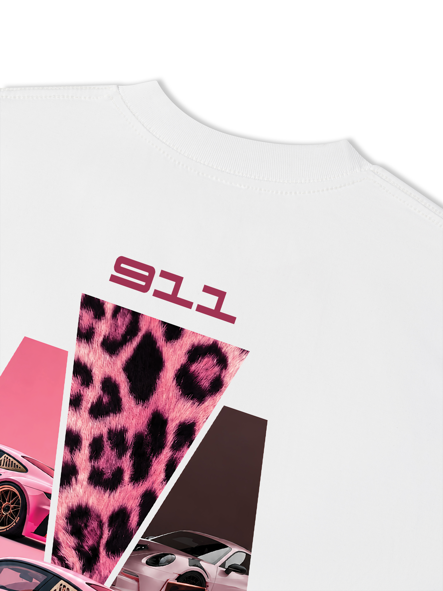 Áo Thun Relaxed Fit Leopard Pink 911