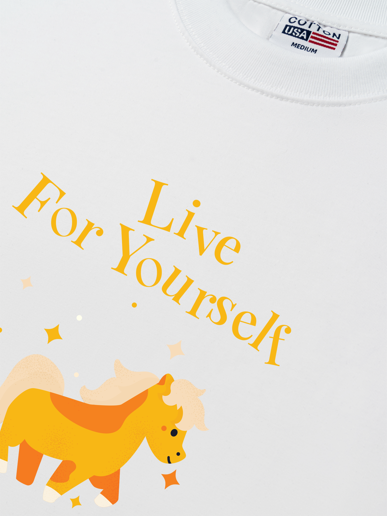 Áo Thun Relaxed Fit Live For Yourself