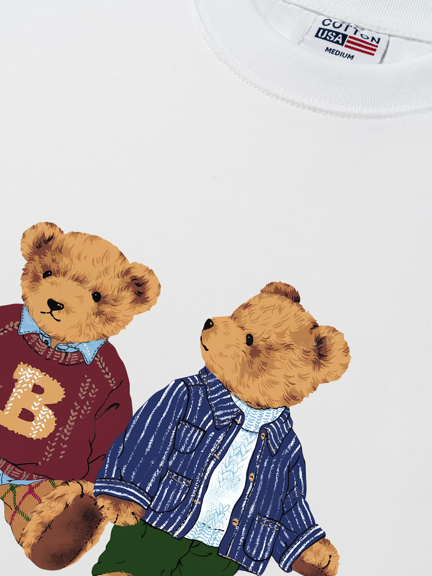 Áo Thun Relaxed Fit Brown Bear