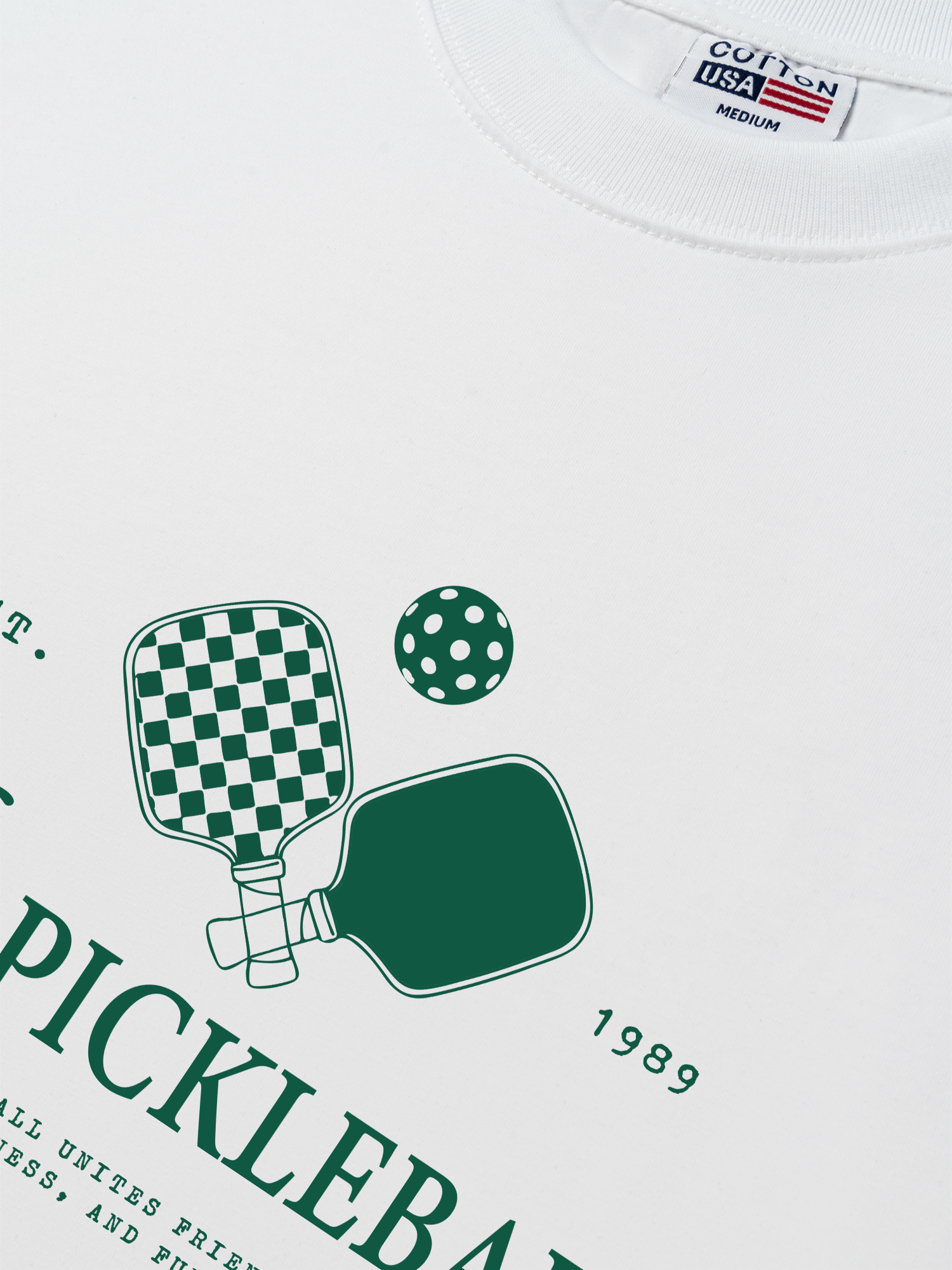 Áo Thun Relaxed Fit Pickleball Unites Friends