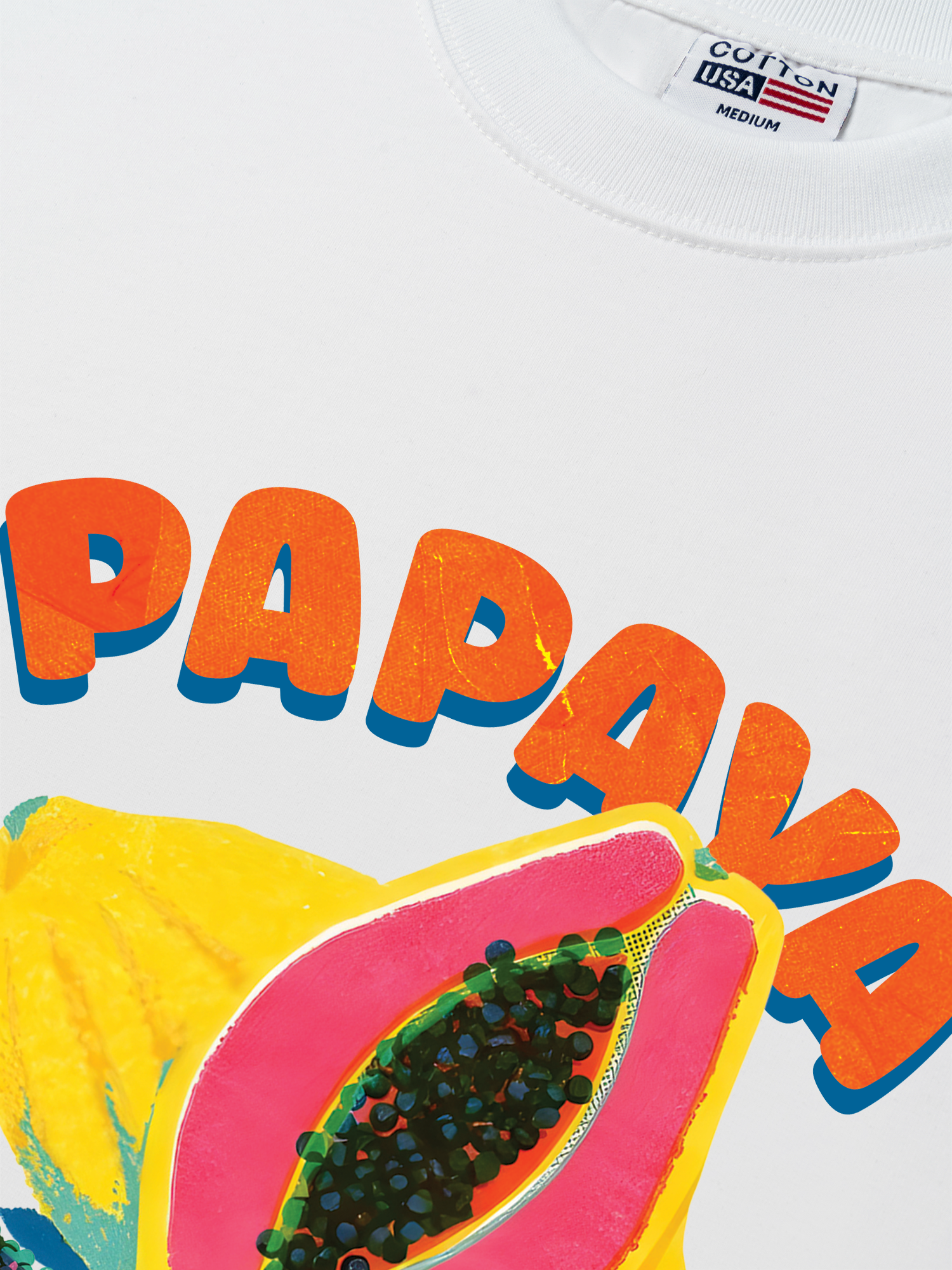 Áo Thun Relaxed Fit Tropical Papaya