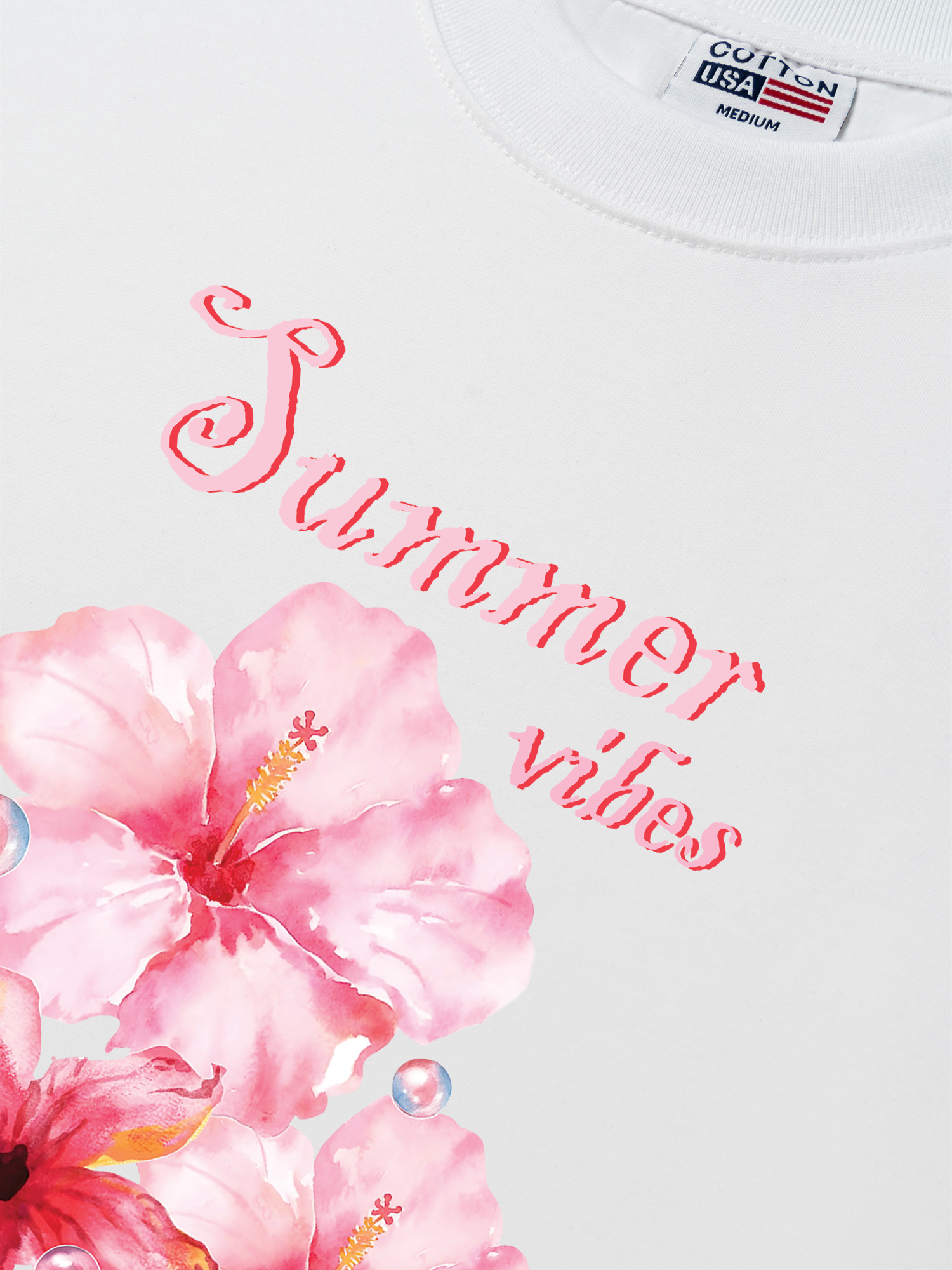 Áo Thun Relaxed Fit Tropical Summer Vibes