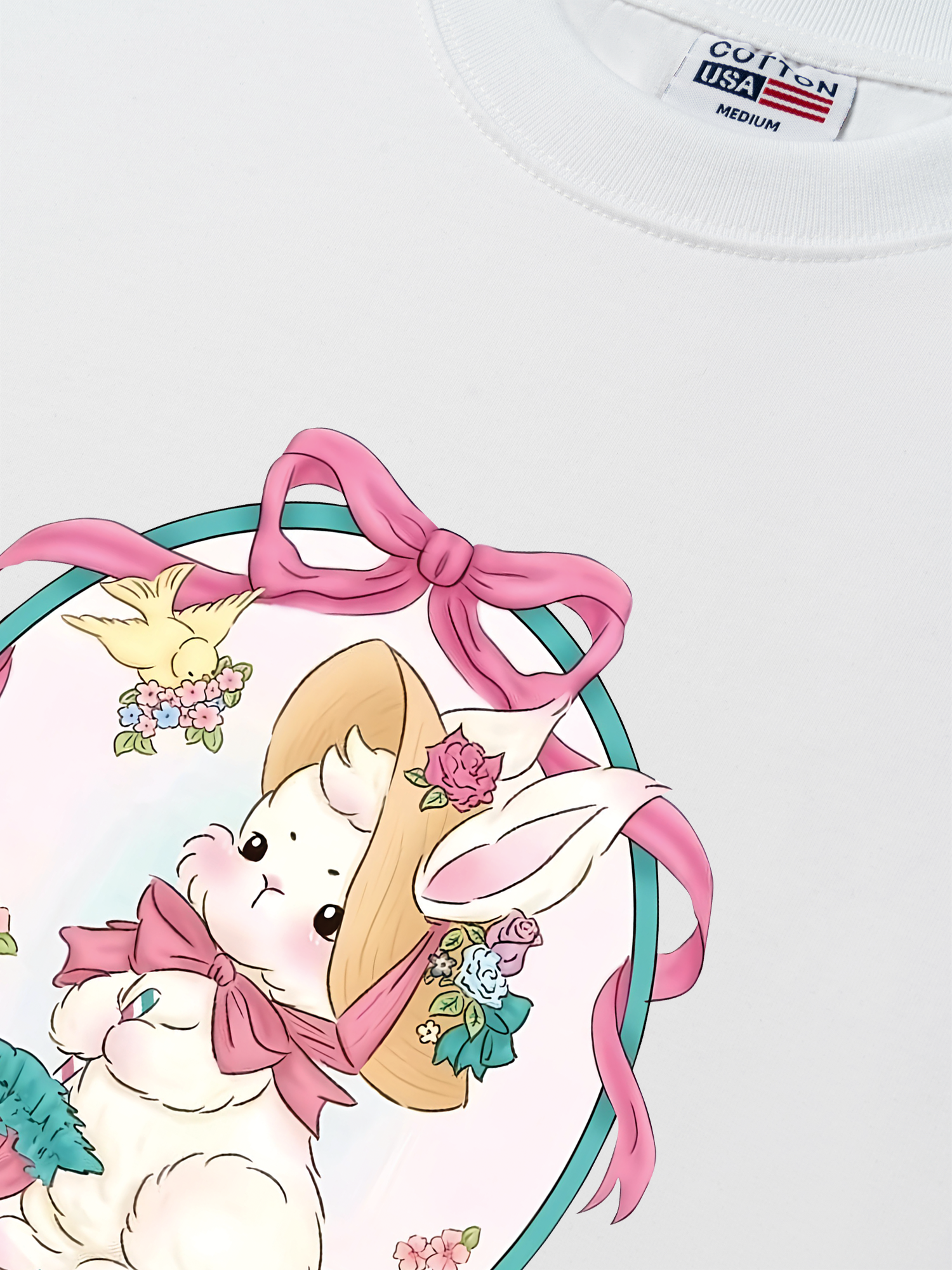 Áo Thun Relaxed Fit Sweetie Ribbon