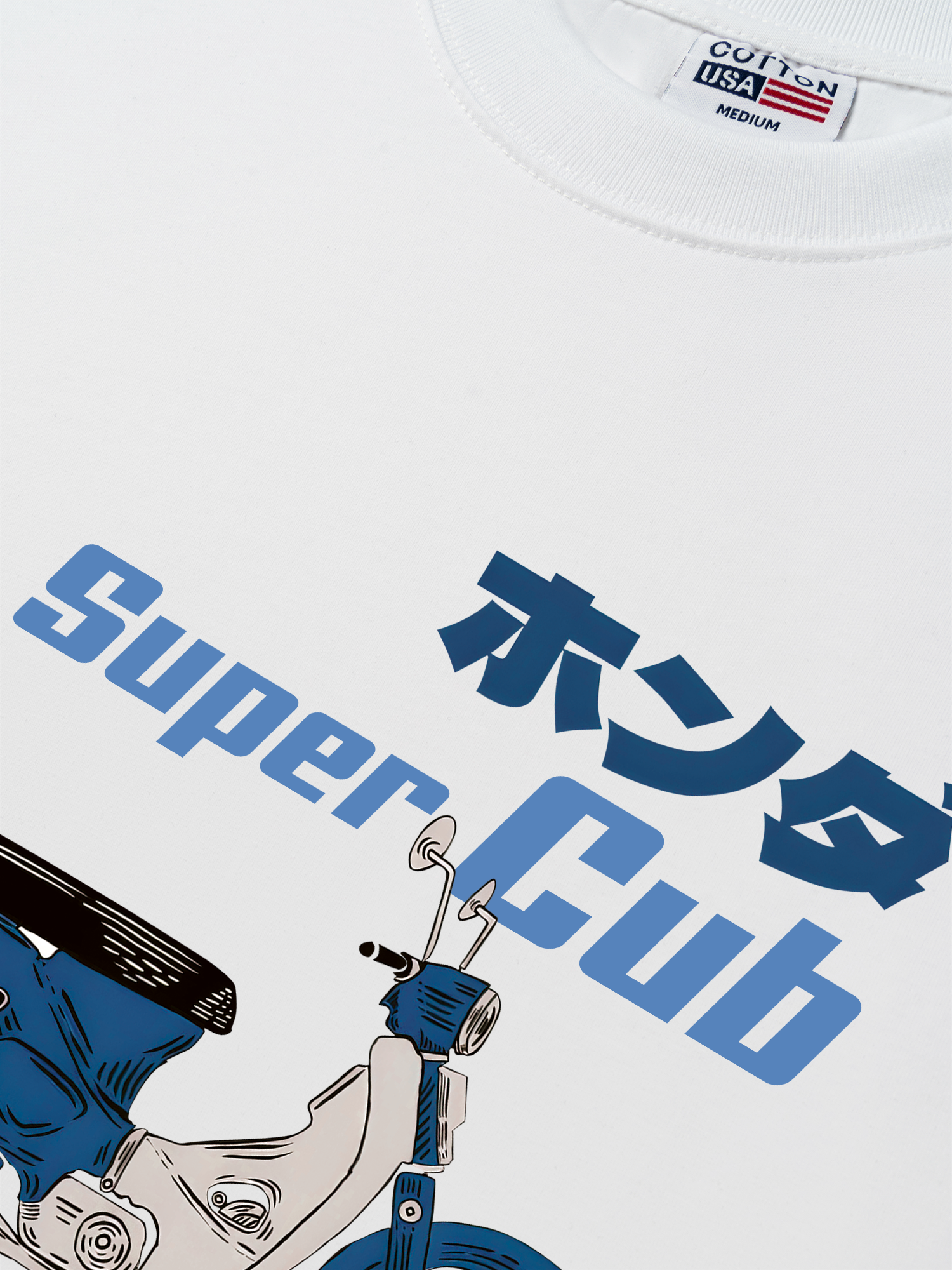 Áo Thun Relaxed Fit Motorbike Super Cub