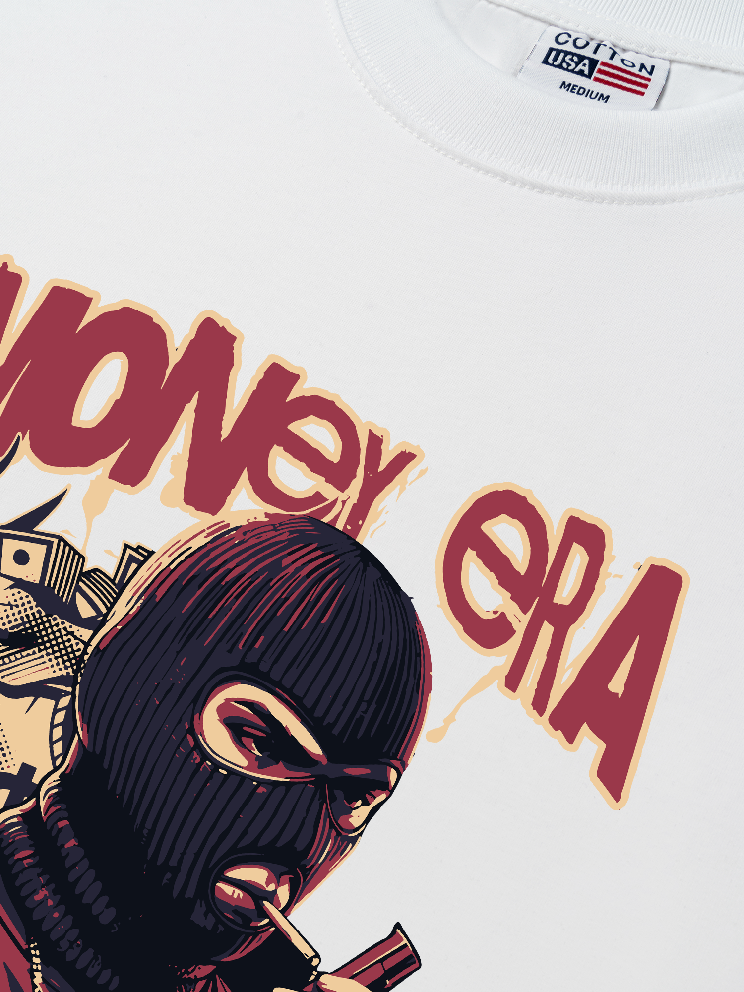 Áo Thun Relaxed Fit Money Era No Rules