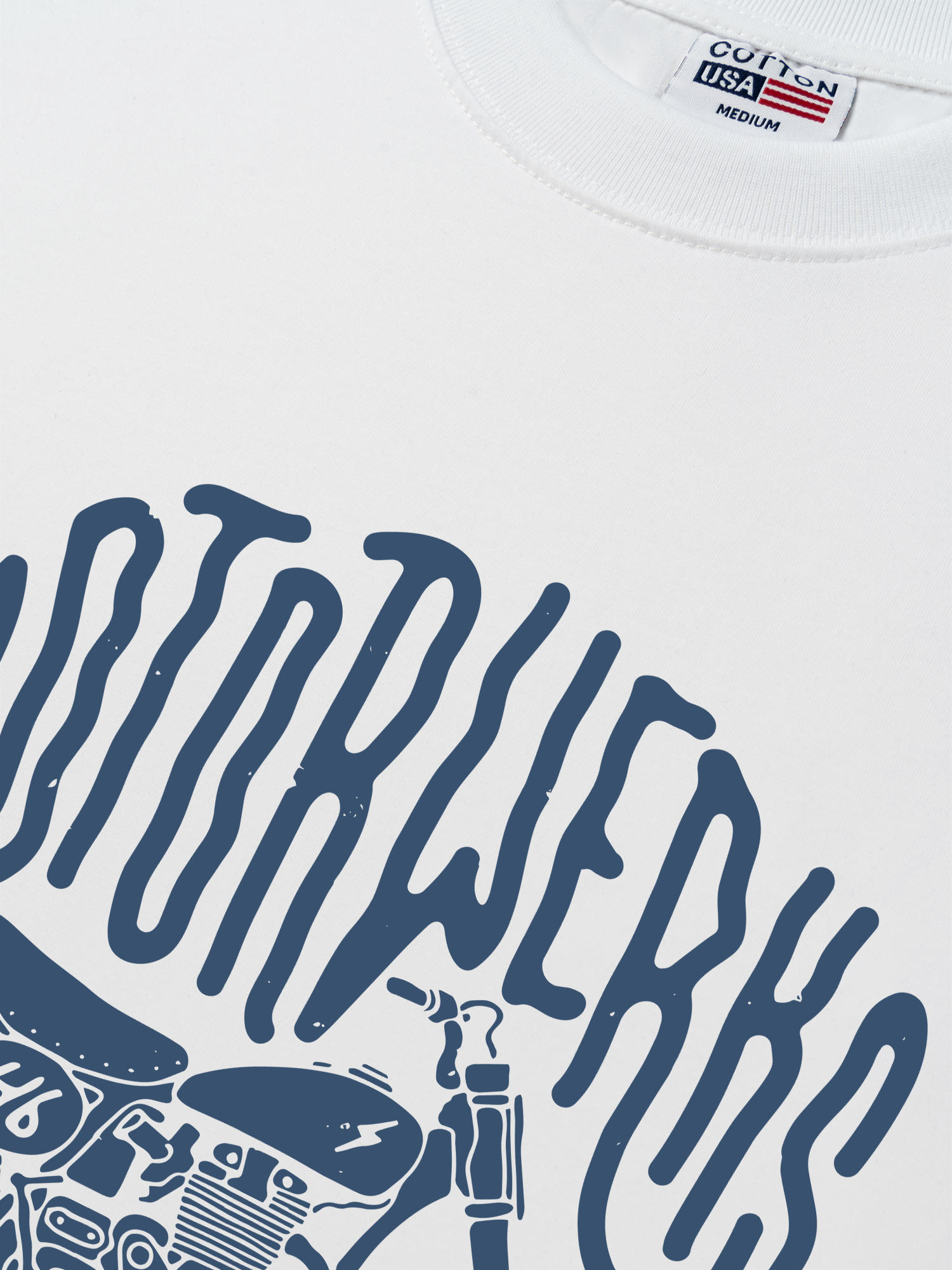 Áo Thun Relaxed Fit Motorbike Retro Ride